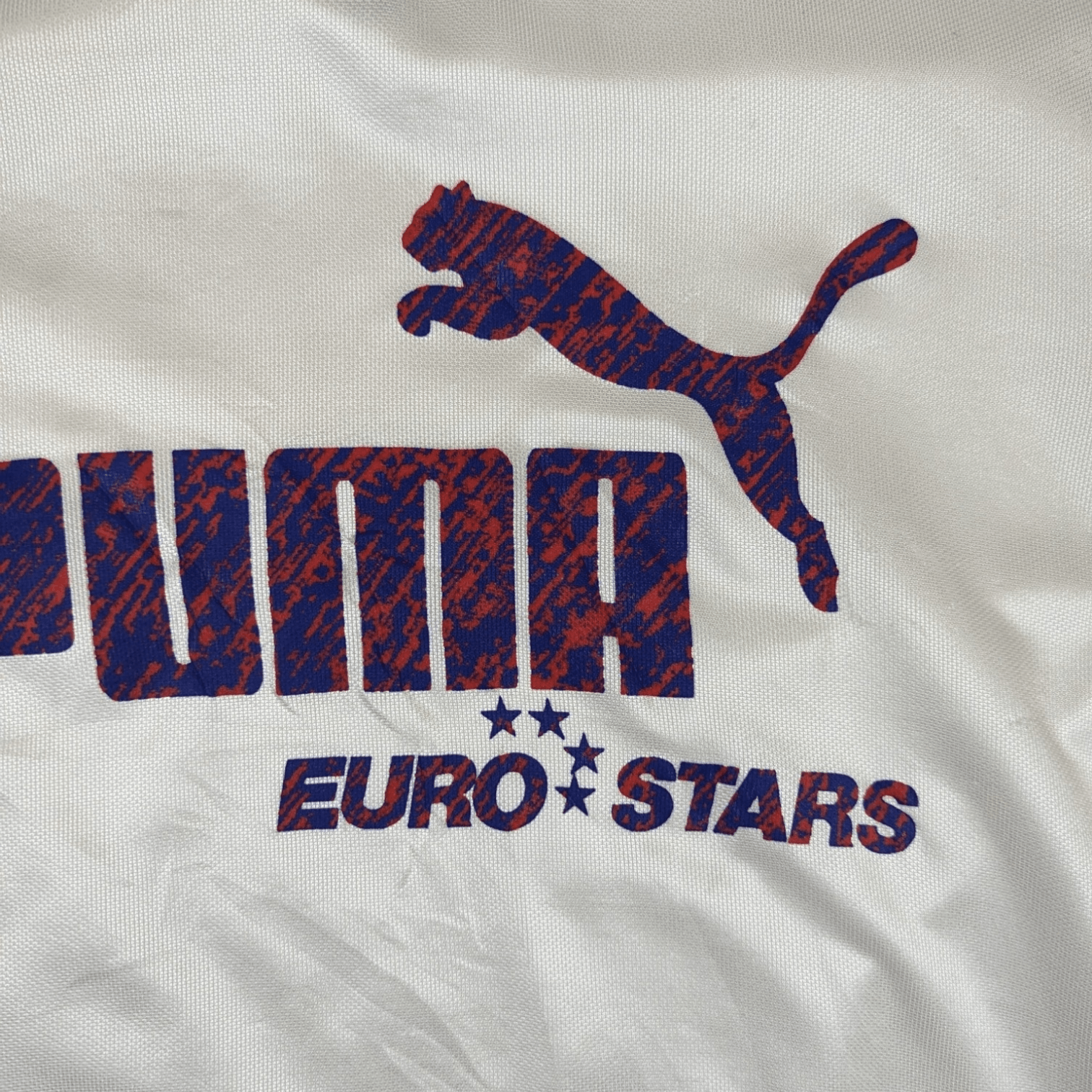 Puma Vintage 90's PUMA Big Spell Out Soccer Football Jersey Size US L / EU 52-54 / 3 - 5 Thumbnail