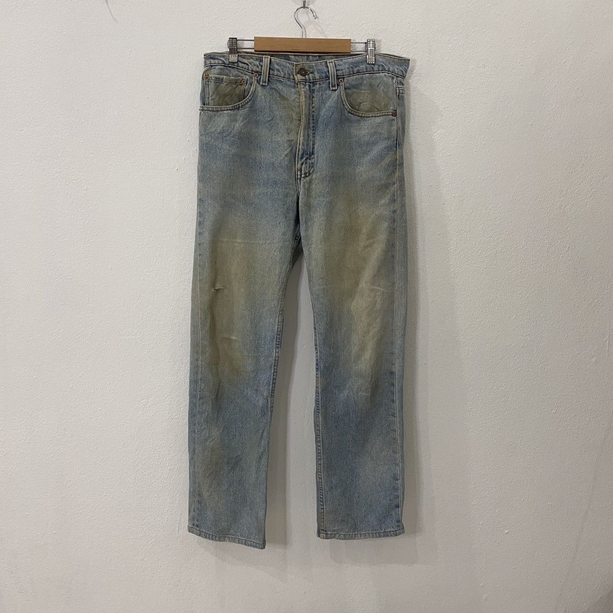Levi's Vintage Clothing Vintage 90s Levis 505 Distressed Denim Jeans Size US 32 / EU 48 - 1 Thumbnail