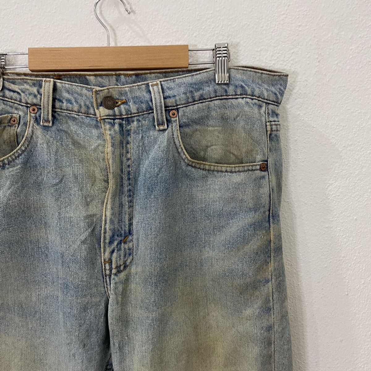 Levi's Vintage Clothing Vintage 90s Levis 505 Distressed Denim Jeans Size US 32 / EU 48 - 2 Thumbnail