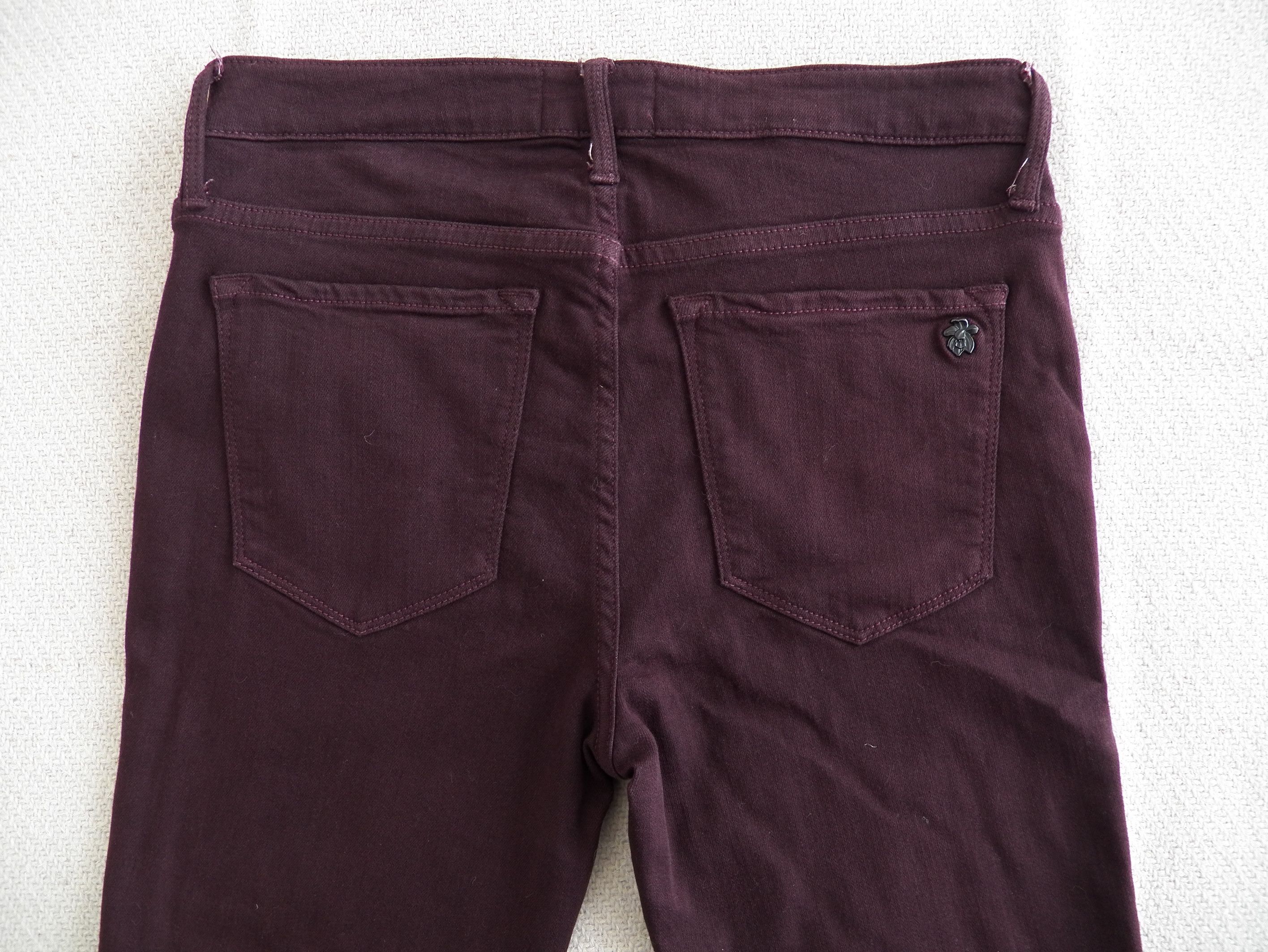 Other Black Orchid Jude Mid Rise Super Skinny Jeans Dark Magenta Size 27" / US 4 / IT 40 - 8 Thumbnail