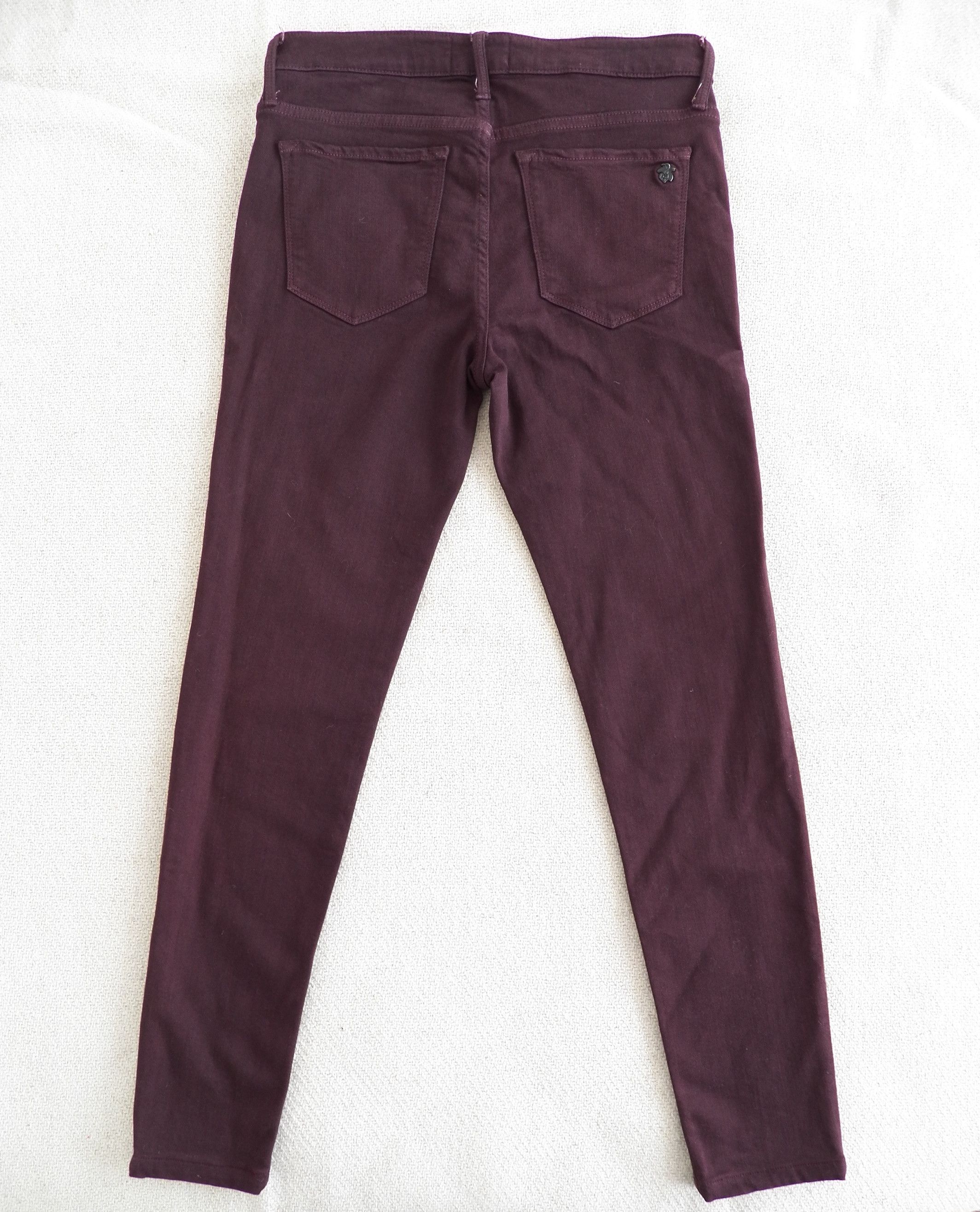 Other Black Orchid Jude Mid Rise Super Skinny Jeans Dark Magenta Size 27" / US 4 / IT 40 - 7 Thumbnail