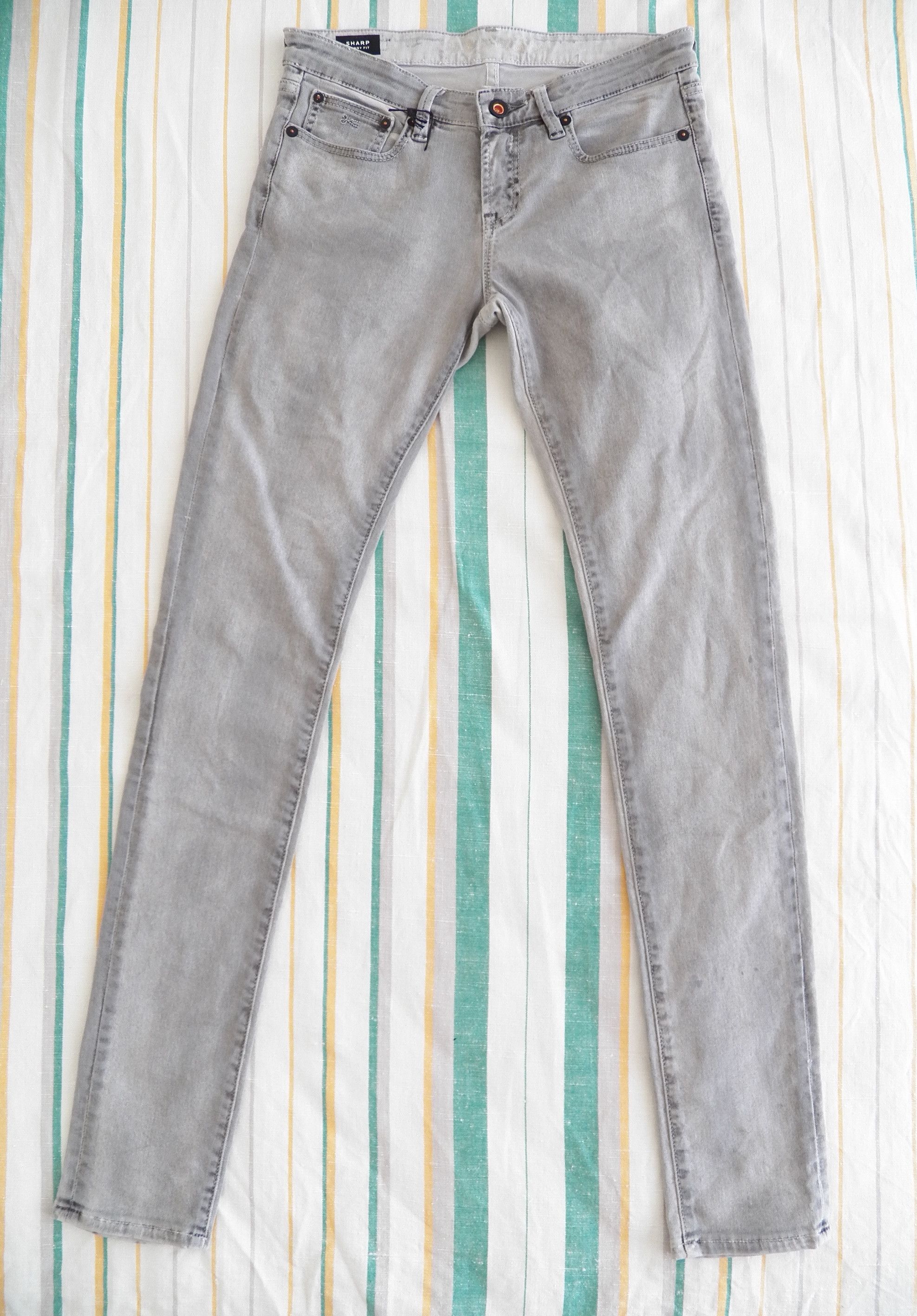 DENHAM Denham Sharp Womens Jeans W26 L32 Skinny Fit Stretch Denim Size 26" / US 2 / IT 38 - 1 Thumbnail