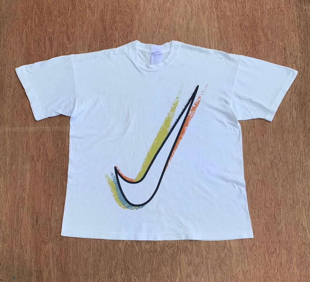 Nike × Vintage Vintage NIKE big swoosh Size US L / EU 52-54 / 3 - 1 Thumbnail
