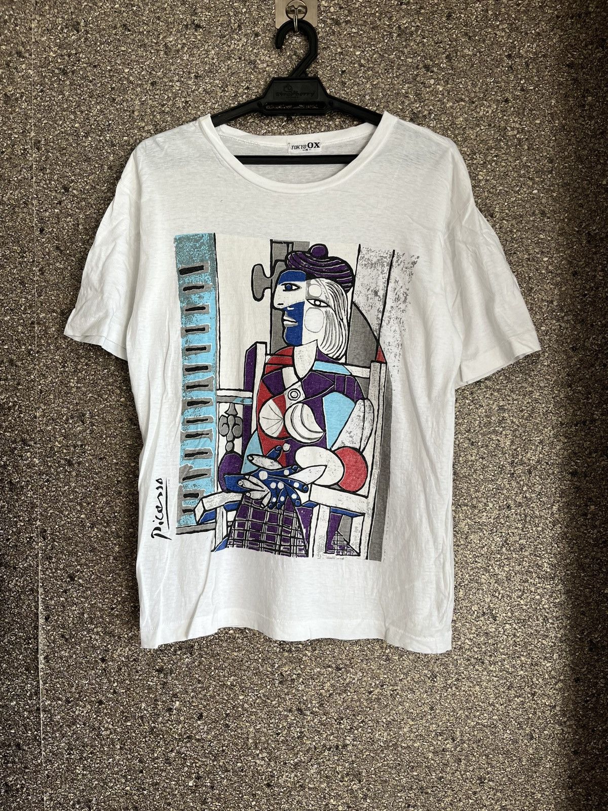 image of Vintage Picasso Art Ft5 in White, Men's (Size Medium)