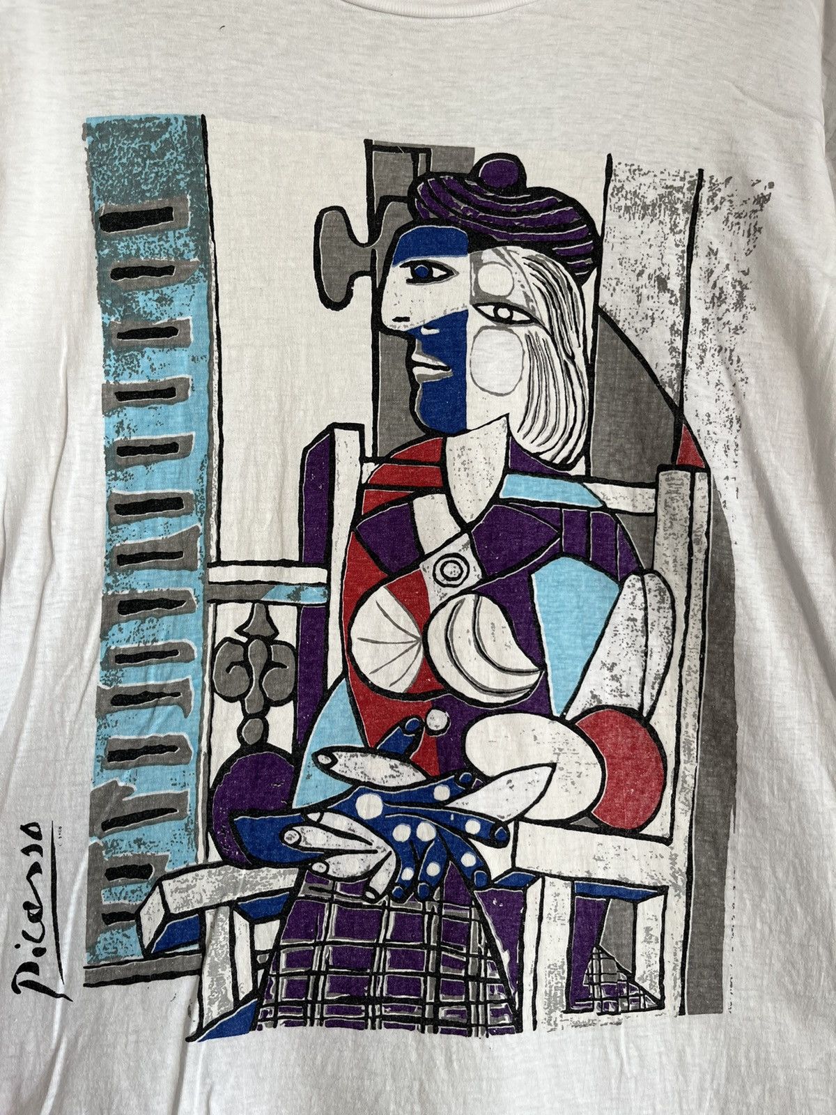 Vintage Vintage Picasso Art ft5 Size US M / EU 48-50 / 2 - 2 Thumbnail