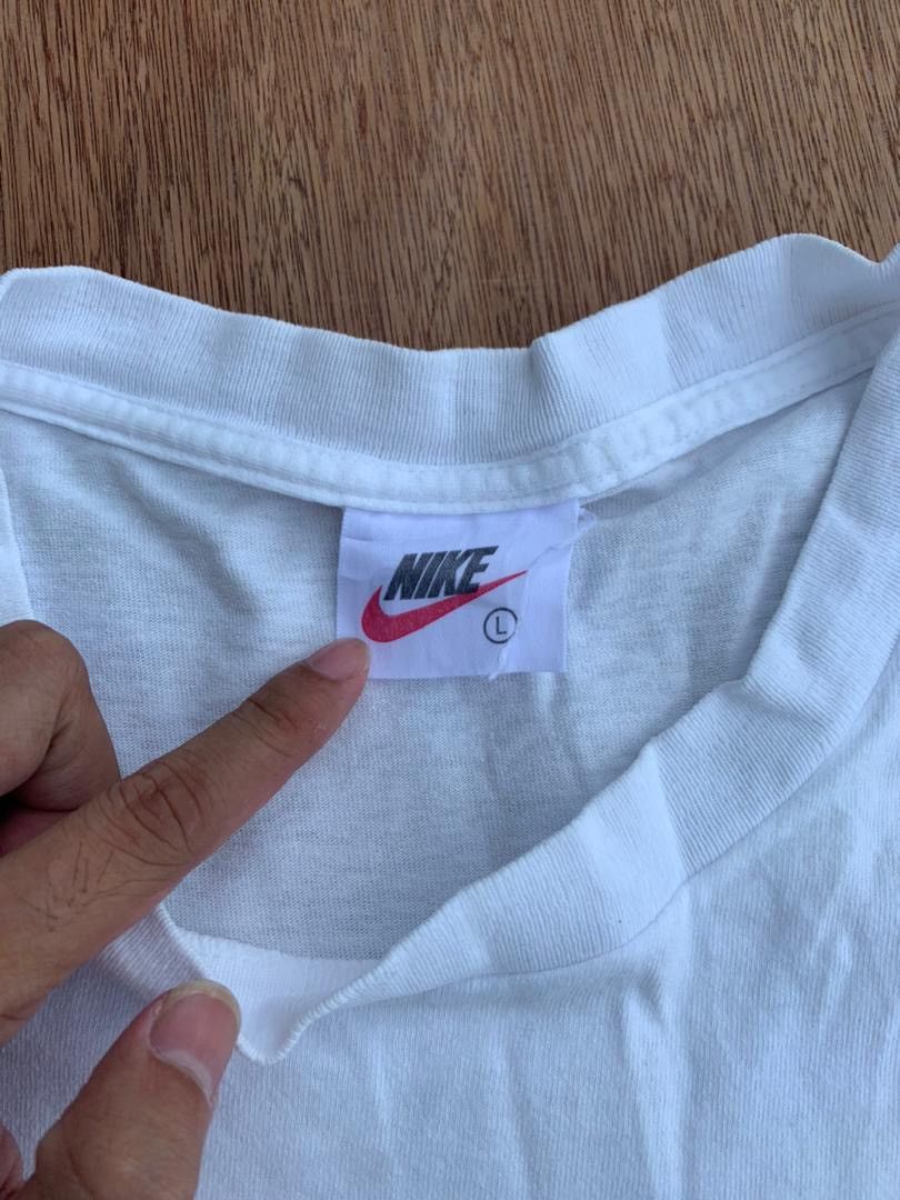 Nike × Vintage Vintage Nike swoosh spellout Size US L / EU 52-54 / 3 - 4 Thumbnail
