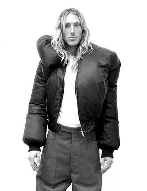Rick Owens NEW 💣 DOLL CROPPED RUNWAY CAMPAIGN DOWN BOMBER JACKET RARE Size US S / EU 44-46 / 1 - 1 Thumbnail