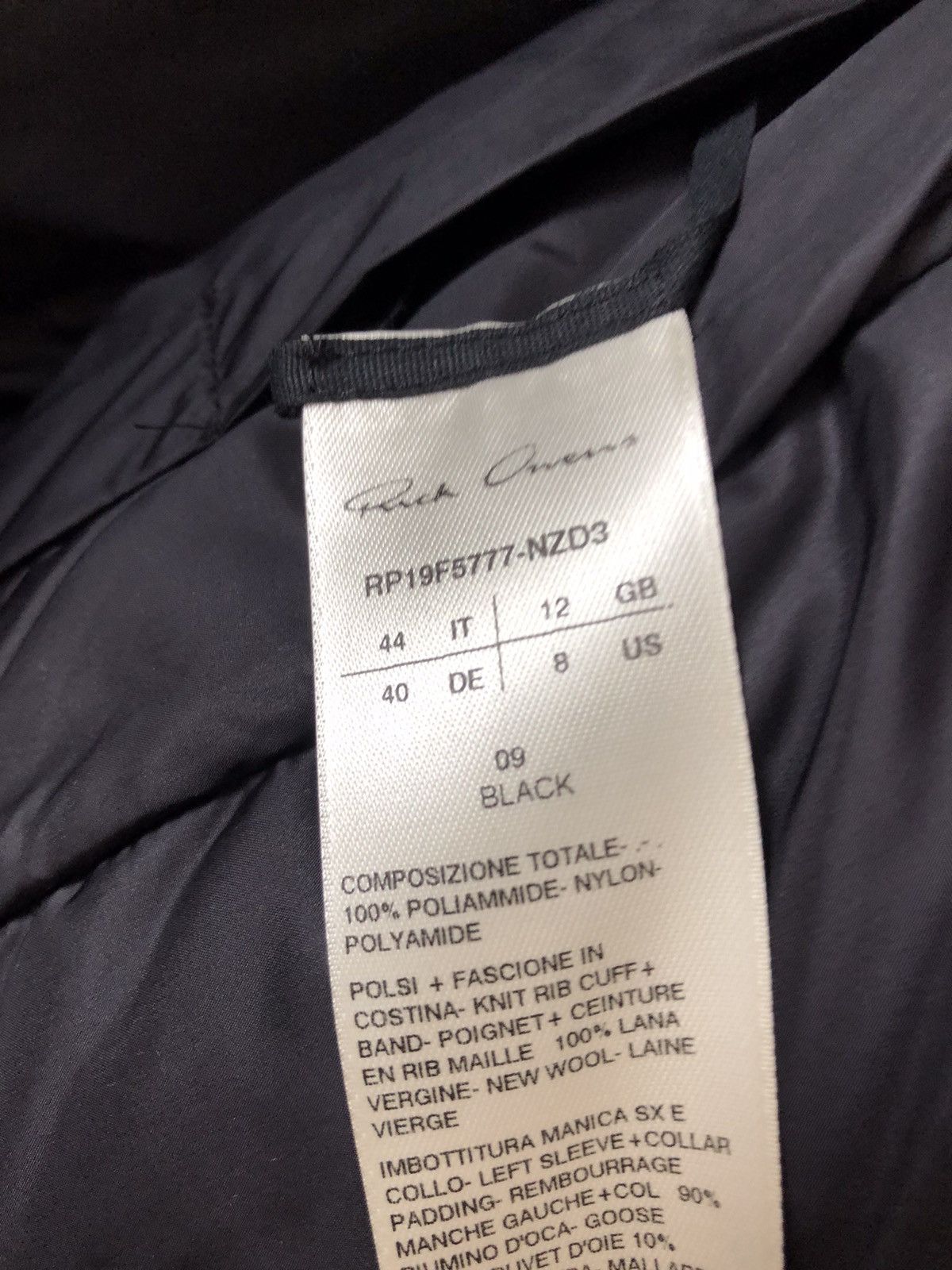 Rick Owens NEW 💣 DOLL CROPPED RUNWAY CAMPAIGN DOWN BOMBER JACKET RARE Size US S / EU 44-46 / 1 - 10 Thumbnail