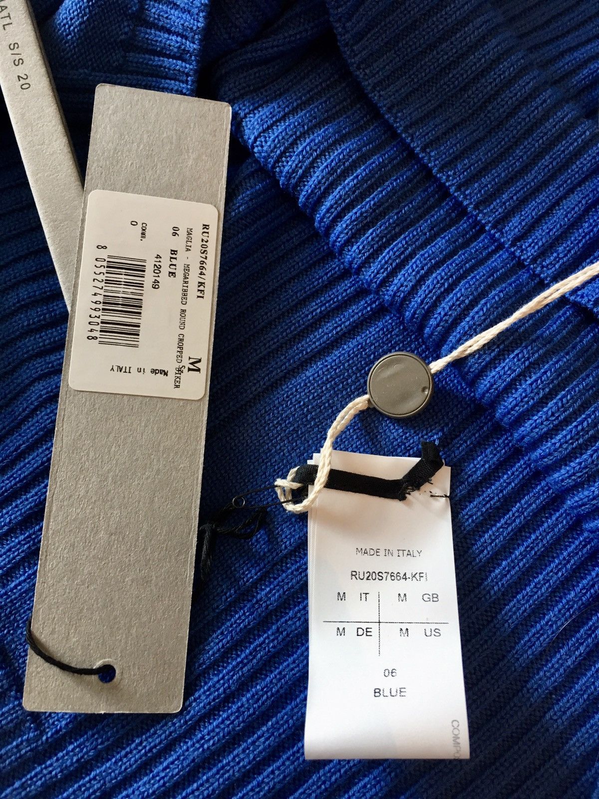 Rick Owens × Rick Owens Drkshdw NEW 🔥 M,L,XL FISHERMAN BIKER WOOL KNIT CROPPED TECUATL CARTI Size US M / EU 48-50 / 2 - 6 Thumbnail
