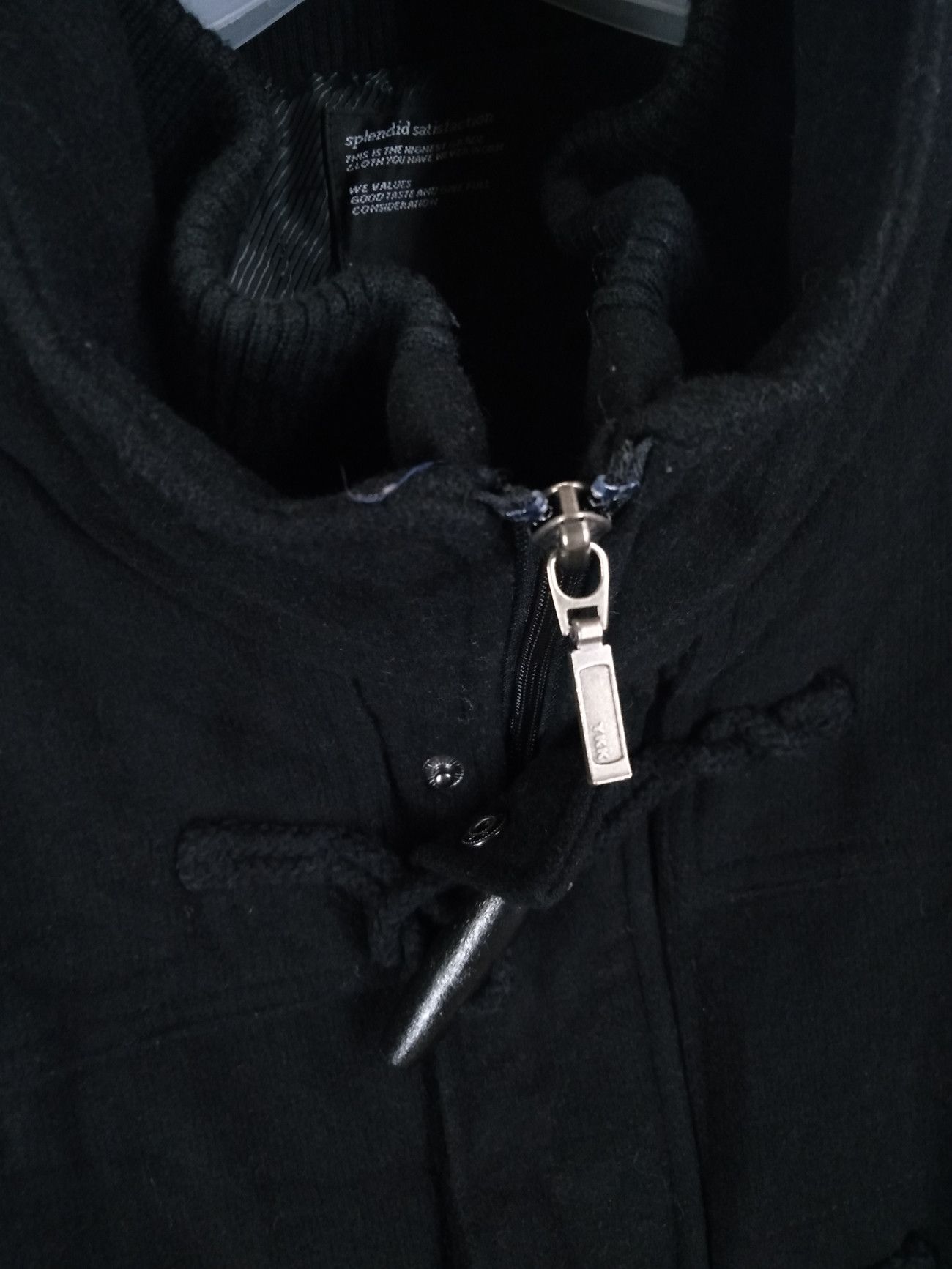 Japanese Brand × Vintage SPLENDID SATISFACTION Wool Thick Heavy Jacket Coat Hoodie Size US M / EU 48-50 / 2 - 6 Thumbnail