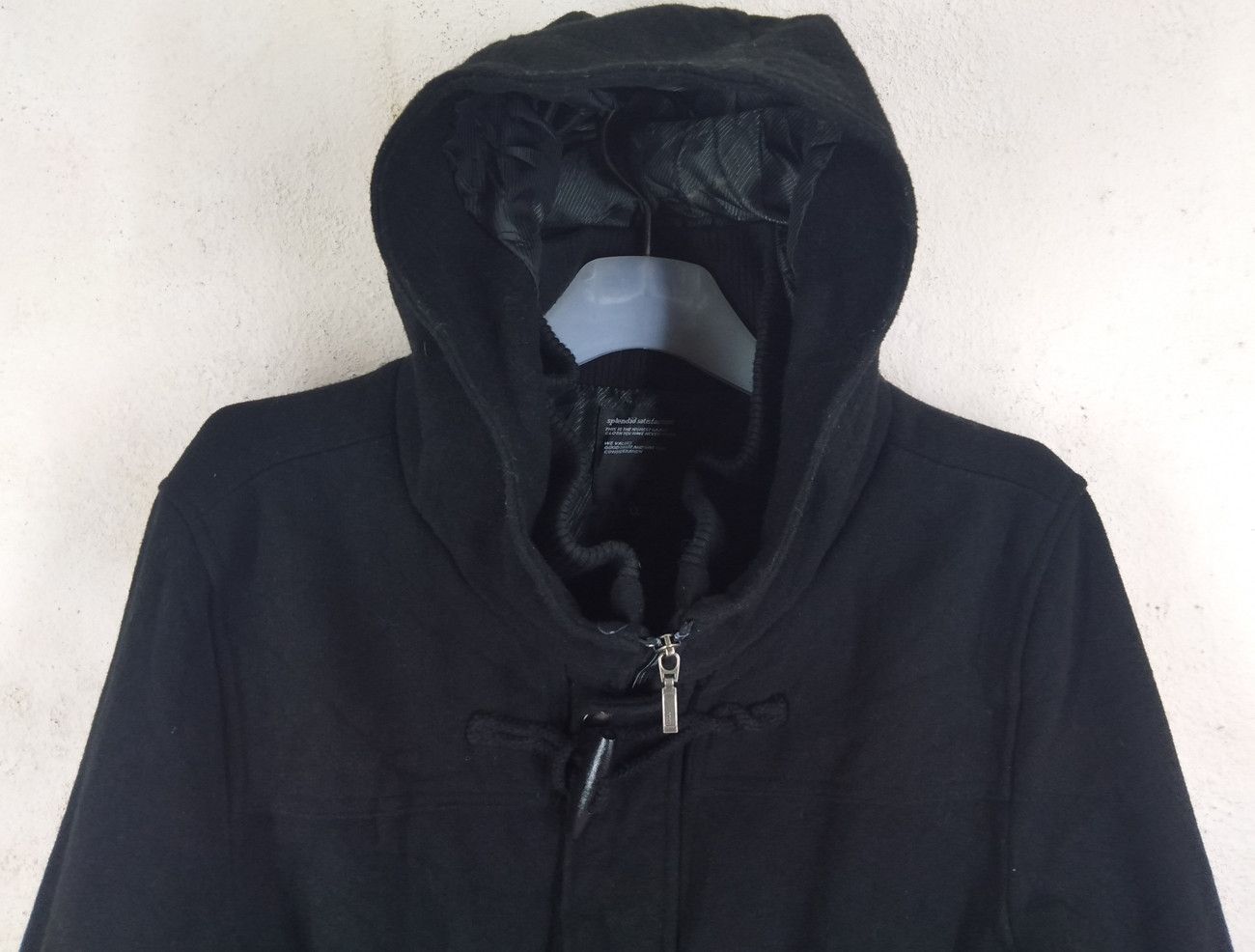 Japanese Brand × Vintage SPLENDID SATISFACTION Wool Thick Heavy Jacket Coat Hoodie Size US M / EU 48-50 / 2 - 3 Thumbnail