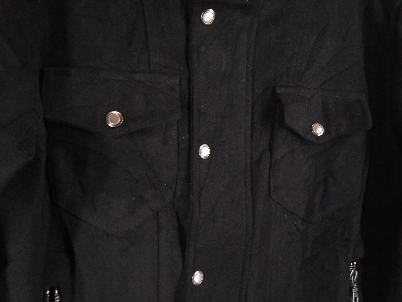 Japanese Brand × Woolrich Woolen Mills NOTA BENE Double Zipper Wool Jacket Coat Size US M / EU 48-50 / 2 - 5 Thumbnail