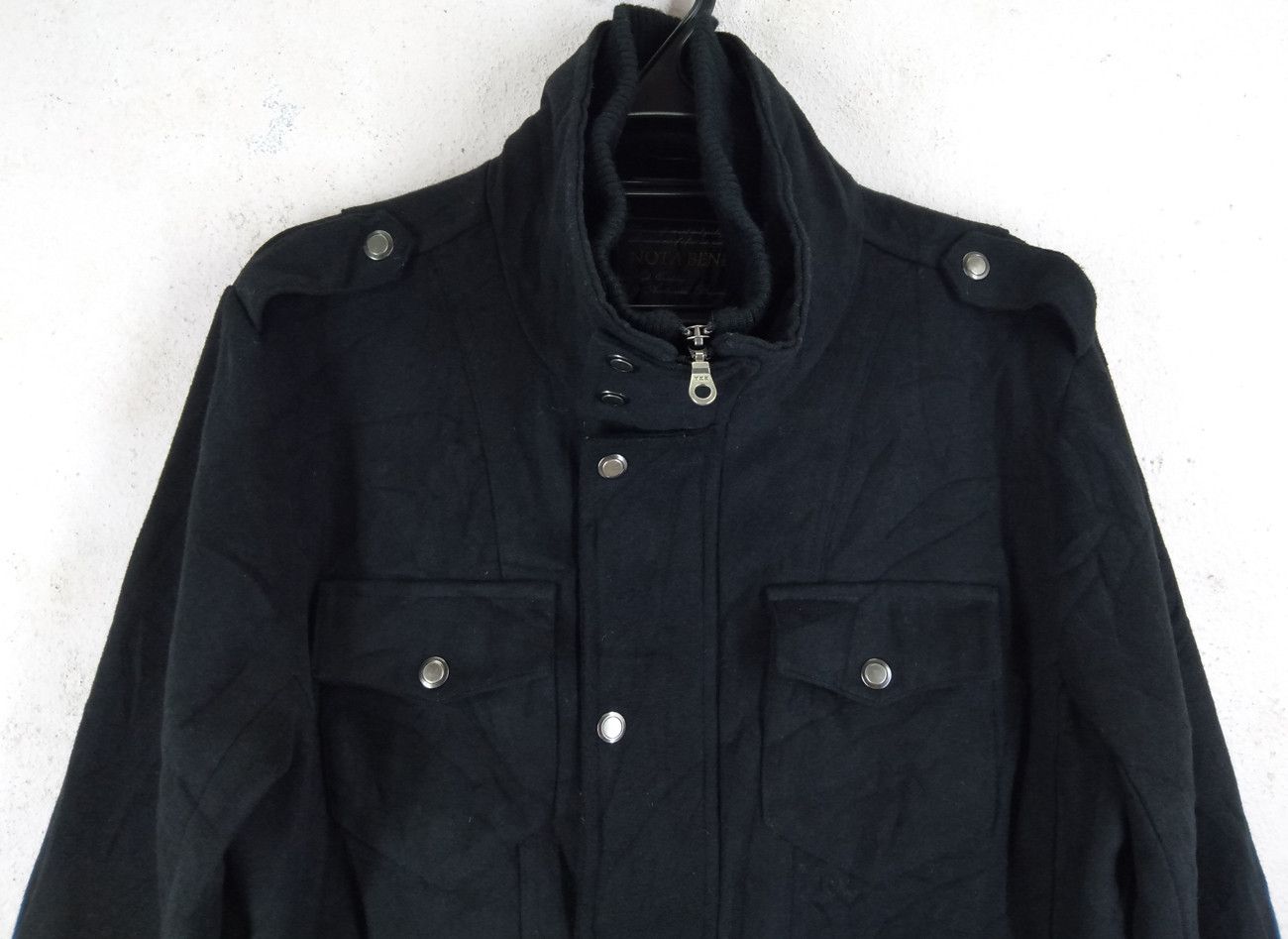 Japanese Brand × Woolrich Woolen Mills NOTA BENE Double Zipper Wool Jacket Coat Size US M / EU 48-50 / 2 - 3 Thumbnail