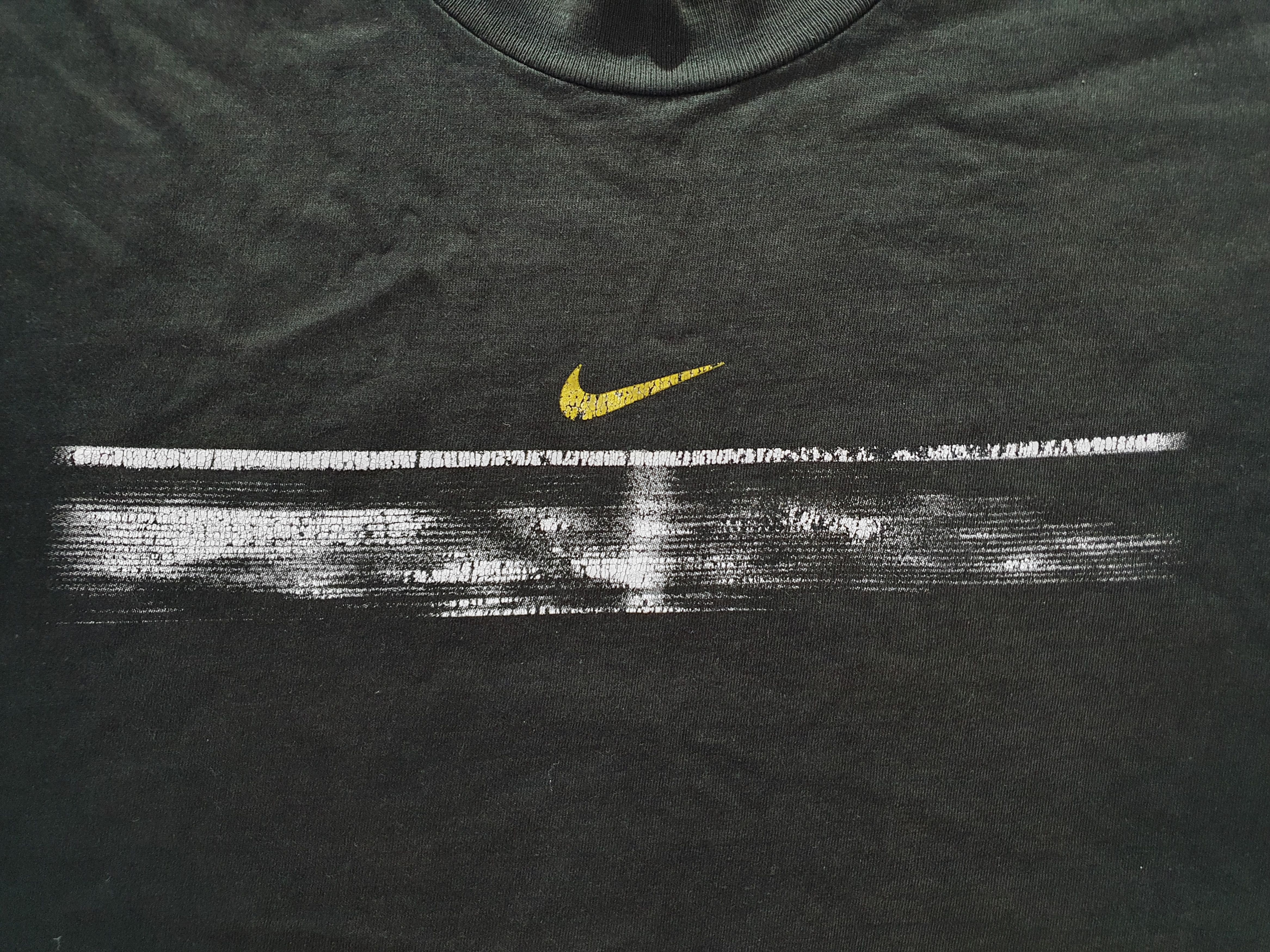 Nike × Vintage 90s Faded Nike Vintage History Sport Tee Shirt Size US L / EU 52-54 / 3 - 4 Thumbnail