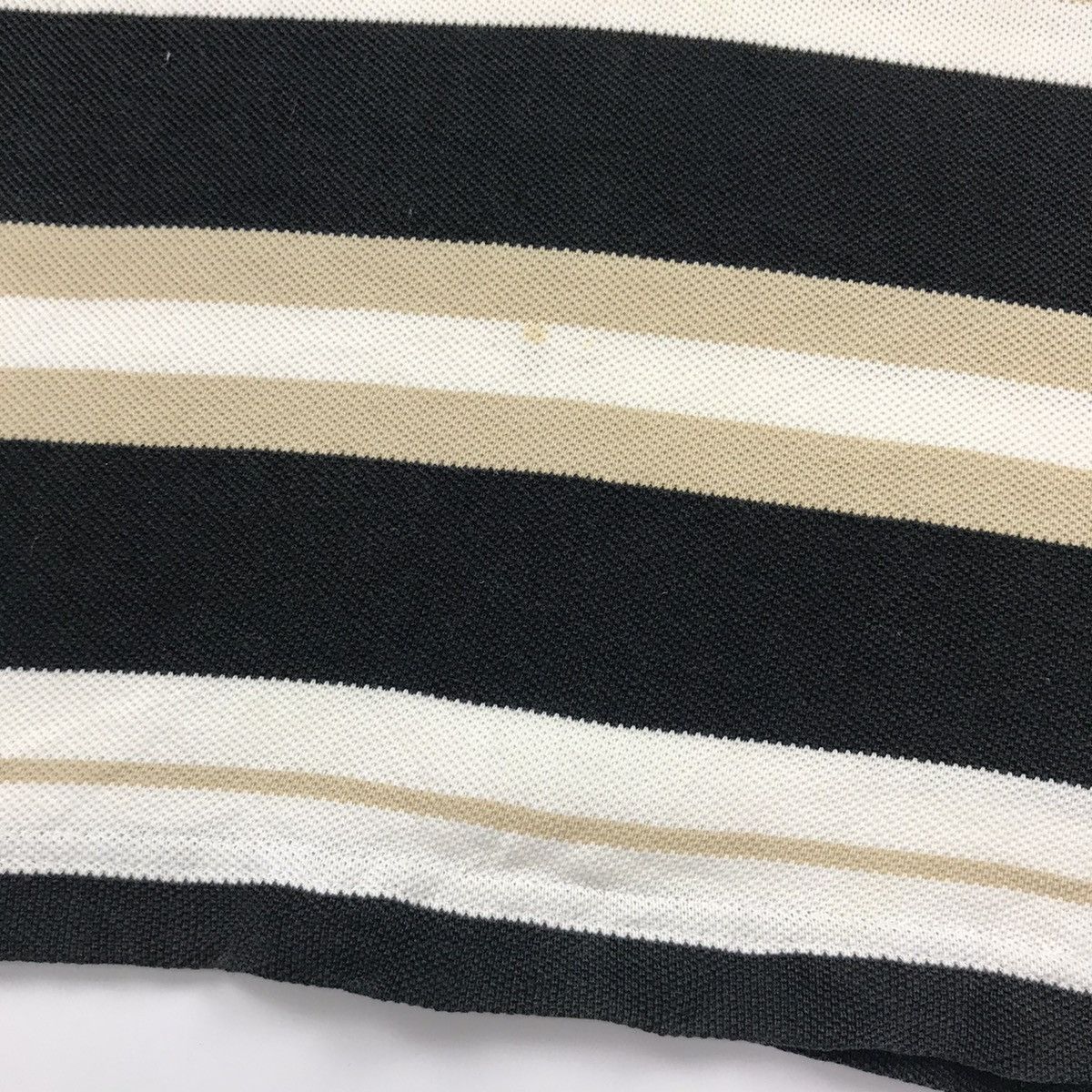 Vintage × Yves Saint Laurent Vintage YSL multicour striped with small logo t-shirt Size US L / EU 52-54 / 3 - 5 Thumbnail