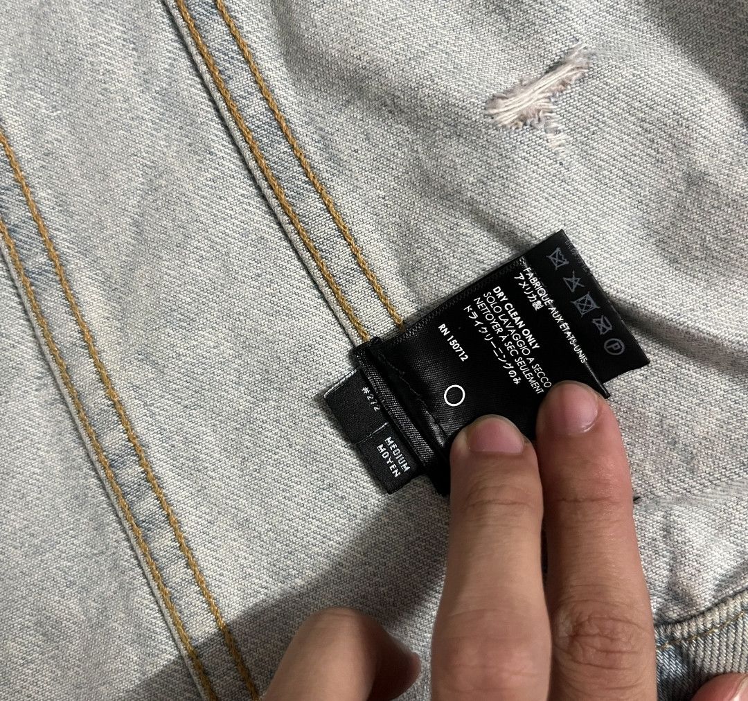 Amiri AMIRI Rendered hand-painted denim jacket by Kidola Size US M / EU 48-50 / 2 - 5 Thumbnail
