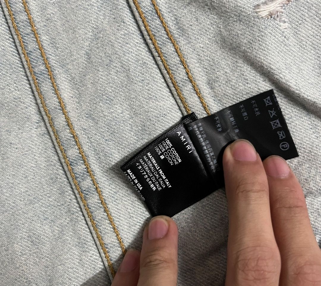 Amiri AMIRI Rendered hand-painted denim jacket by Kidola Size US M / EU 48-50 / 2 - 6 Thumbnail