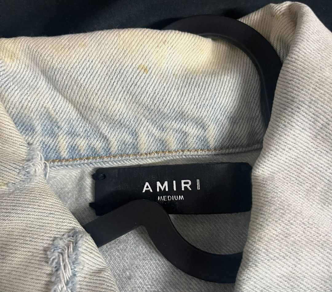 Amiri AMIRI Rendered hand-painted denim jacket by Kidola Size US M / EU 48-50 / 2 - 7 Thumbnail