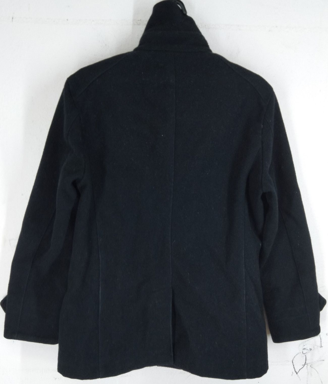 Japanese Brand × Rhythm × United Arrows Vintage Japan UNITED ARROWS RHYTHM Wool Peacoat Jacket Size US S / EU 44-46 / 1 - 5 Thumbnail