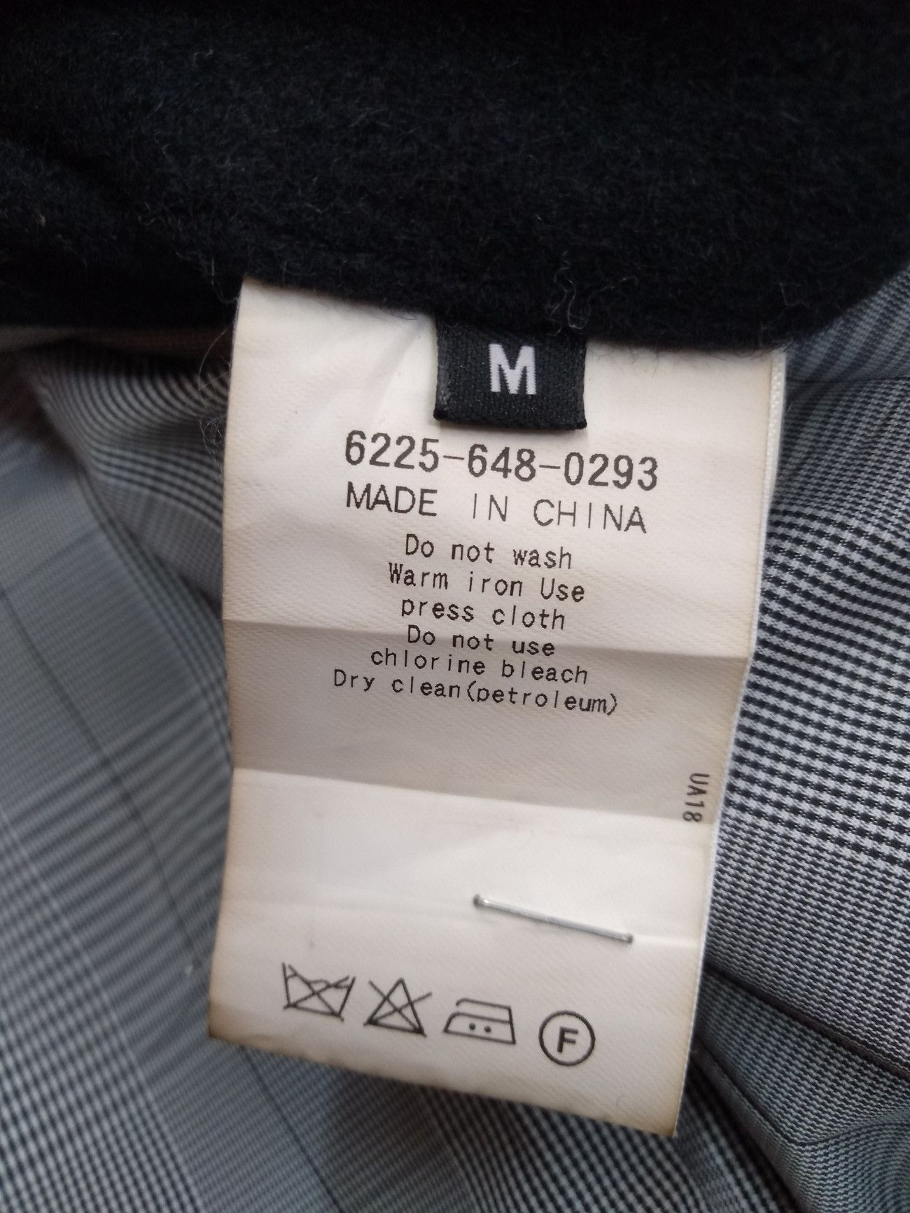 Japanese Brand × Rhythm × United Arrows Vintage Japan UNITED ARROWS RHYTHM Wool Peacoat Jacket Size US S / EU 44-46 / 1 - 9 Thumbnail