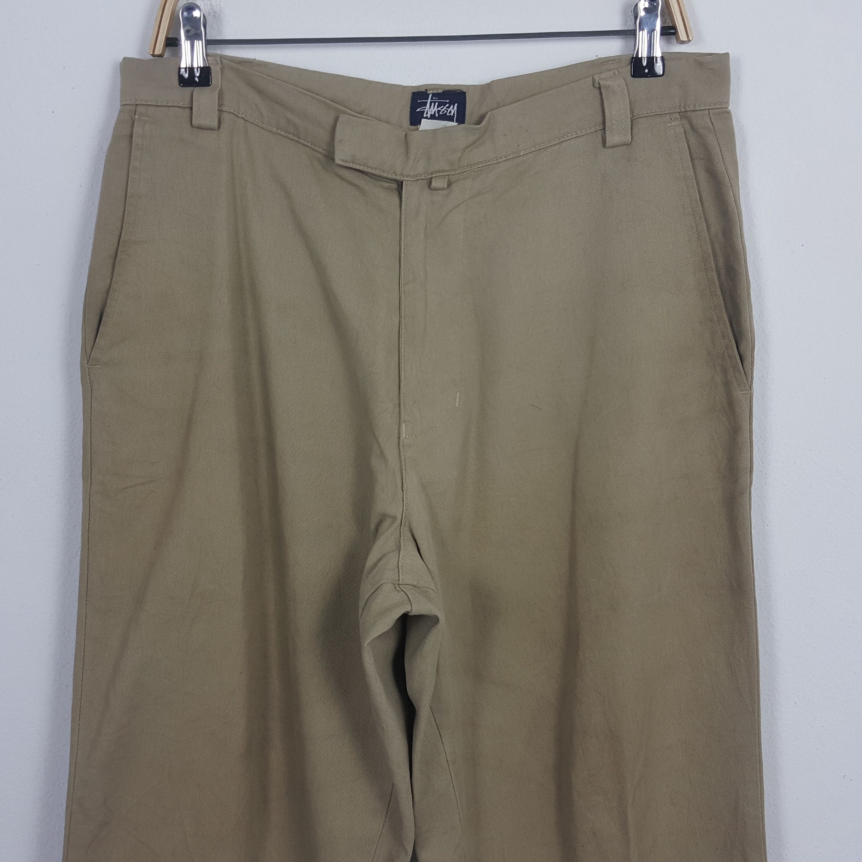 Stussy × Vintage Vintage STUSSY Streetwear Skateboard Custom Logo Pants Size US 34 / EU 50 - 5 Thumbnail