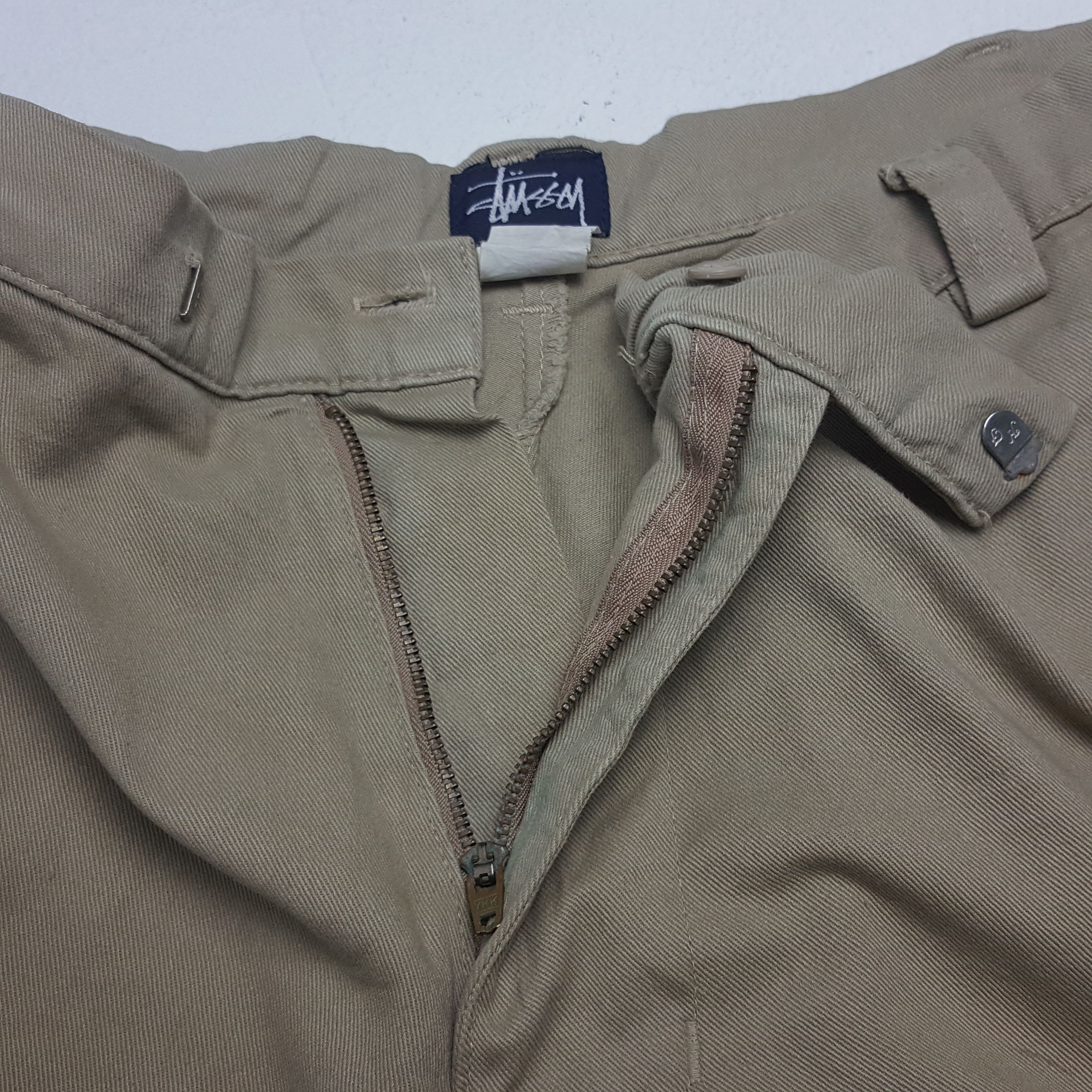 Stussy × Vintage Vintage STUSSY Streetwear Skateboard Custom Logo Pants Size US 34 / EU 50 - 12 Thumbnail
