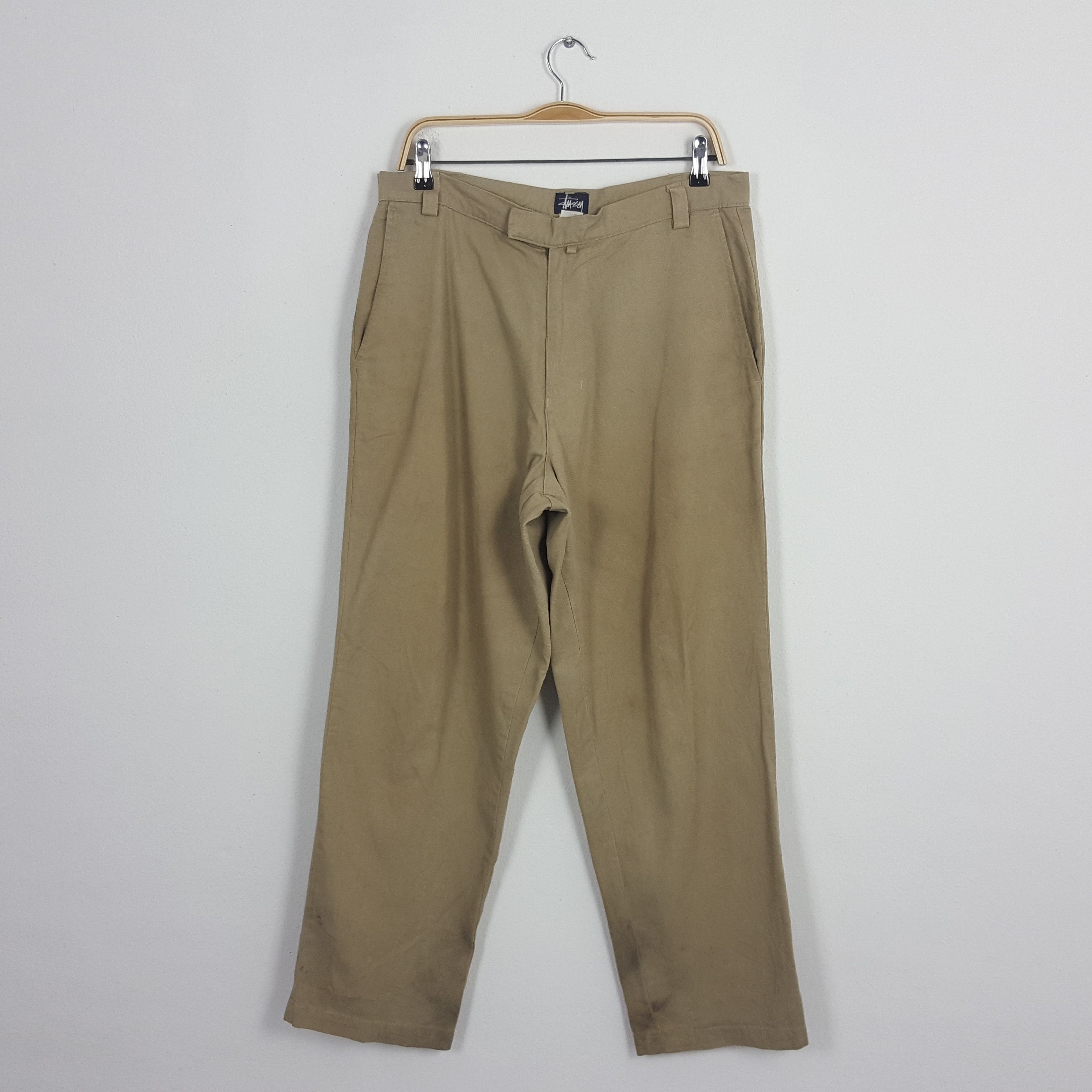 Stussy × Vintage Vintage STUSSY Streetwear Skateboard Custom Logo Pants Size US 34 / EU 50 - 4 Thumbnail