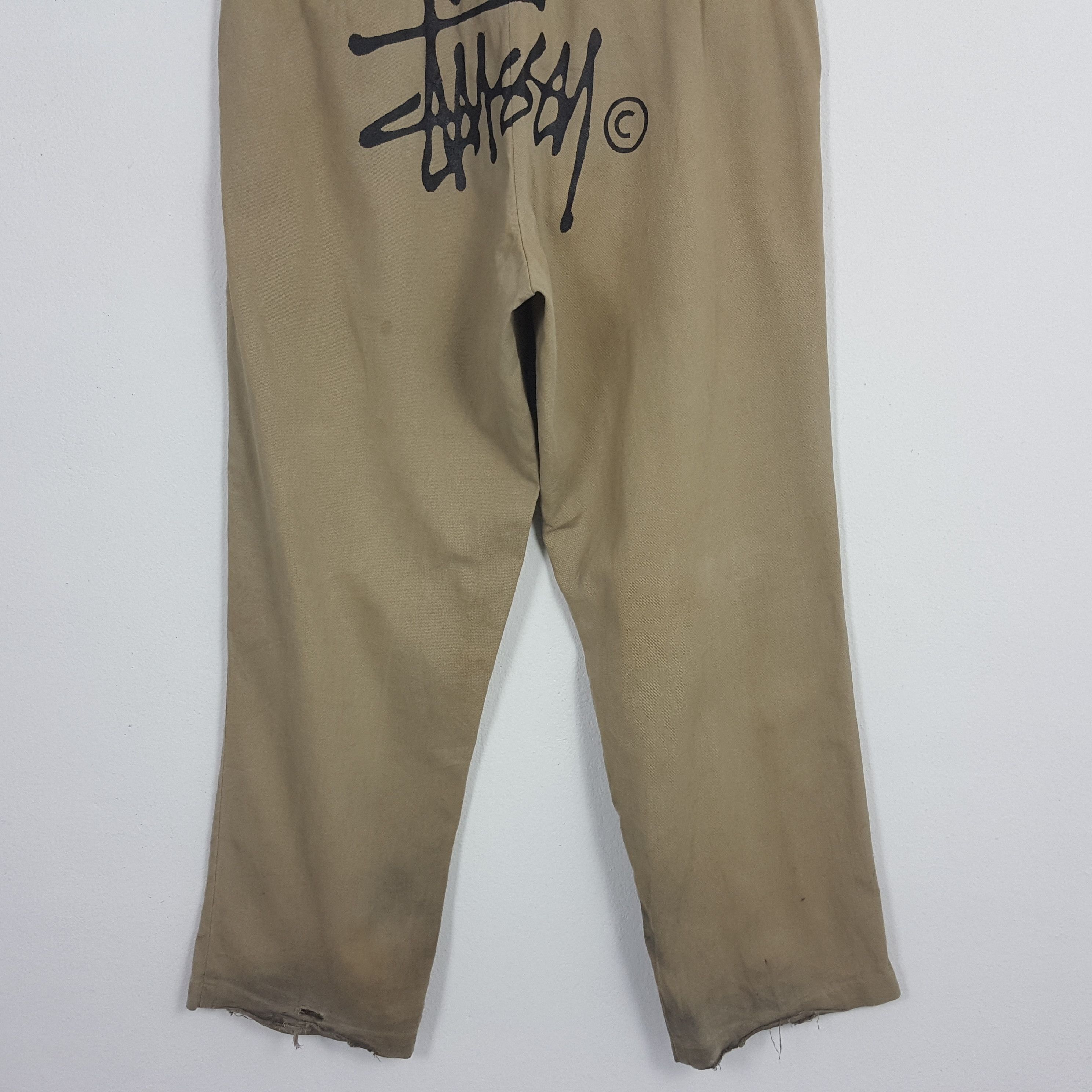 Stussy × Vintage Vintage STUSSY Streetwear Skateboard Custom Logo Pants Size US 34 / EU 50 - 3 Thumbnail