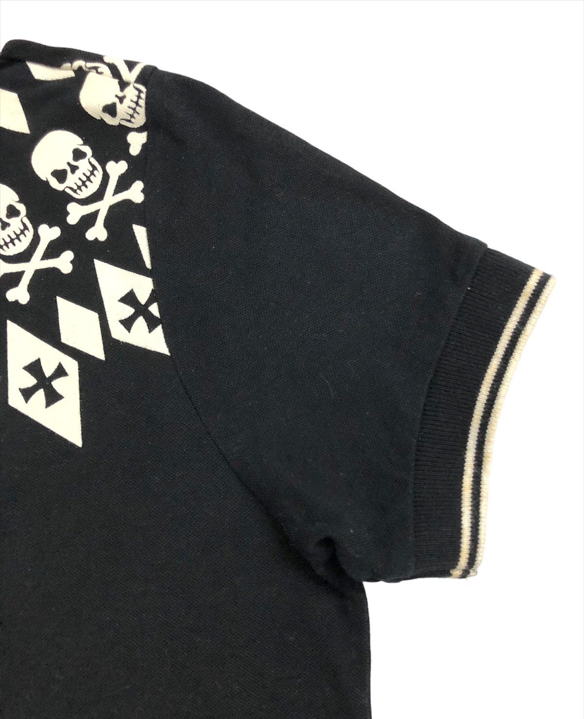 Beauty Beast 🔥Anarchy🔥00’s Hell Cat Punk polo tee Size US S / EU 44-46 / 1 - 5 Thumbnail