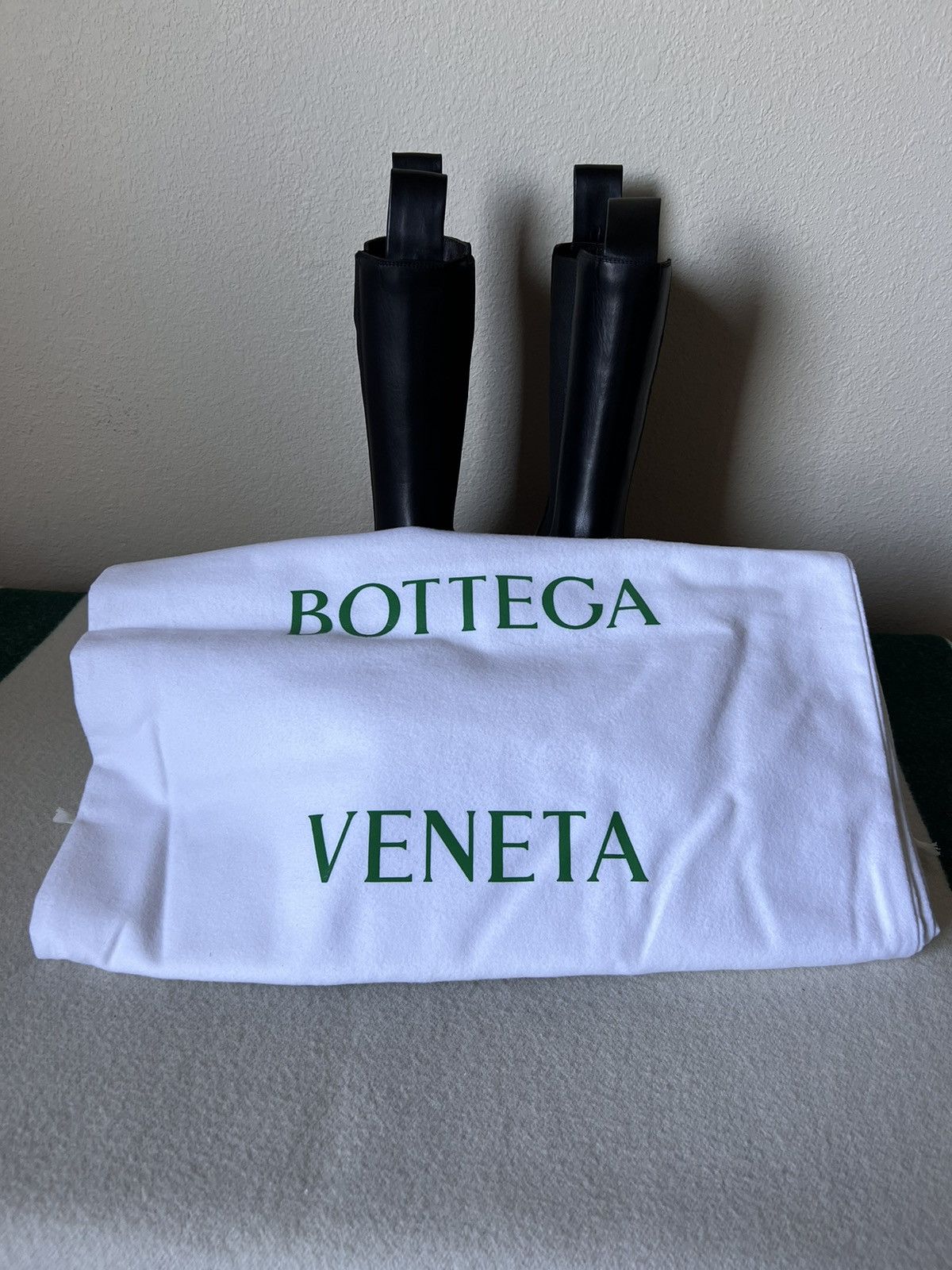 Bottega Veneta Bottega Veneta Chelsea Military Calf Leather Crepe Boots Size US 11 / EU 44 - 9 Thumbnail
