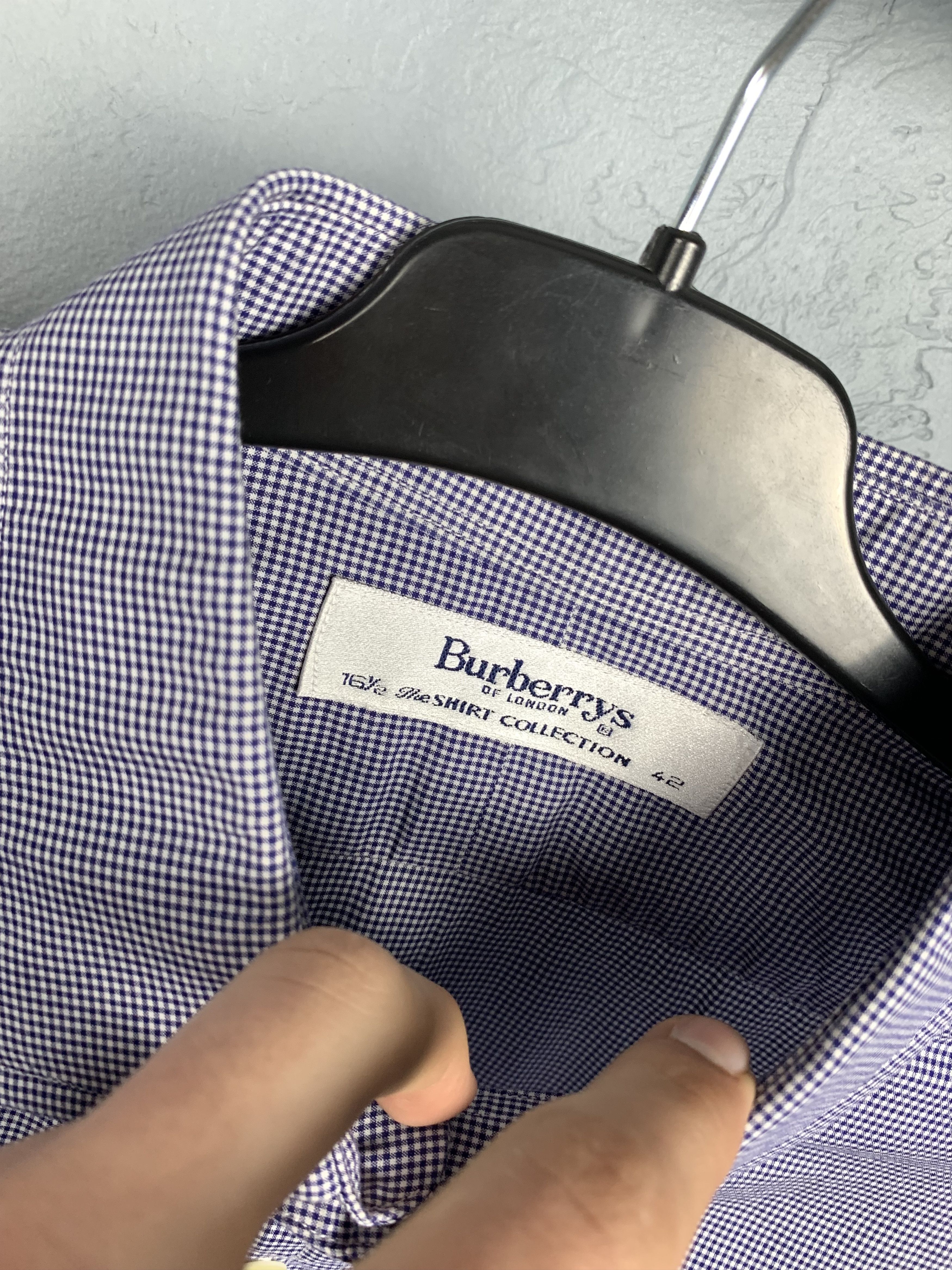 Burberry × Burberry Prorsum × Vintage Burberry Vintage Mens Shirt Size US XL / EU 56 / 4 - 4 Thumbnail