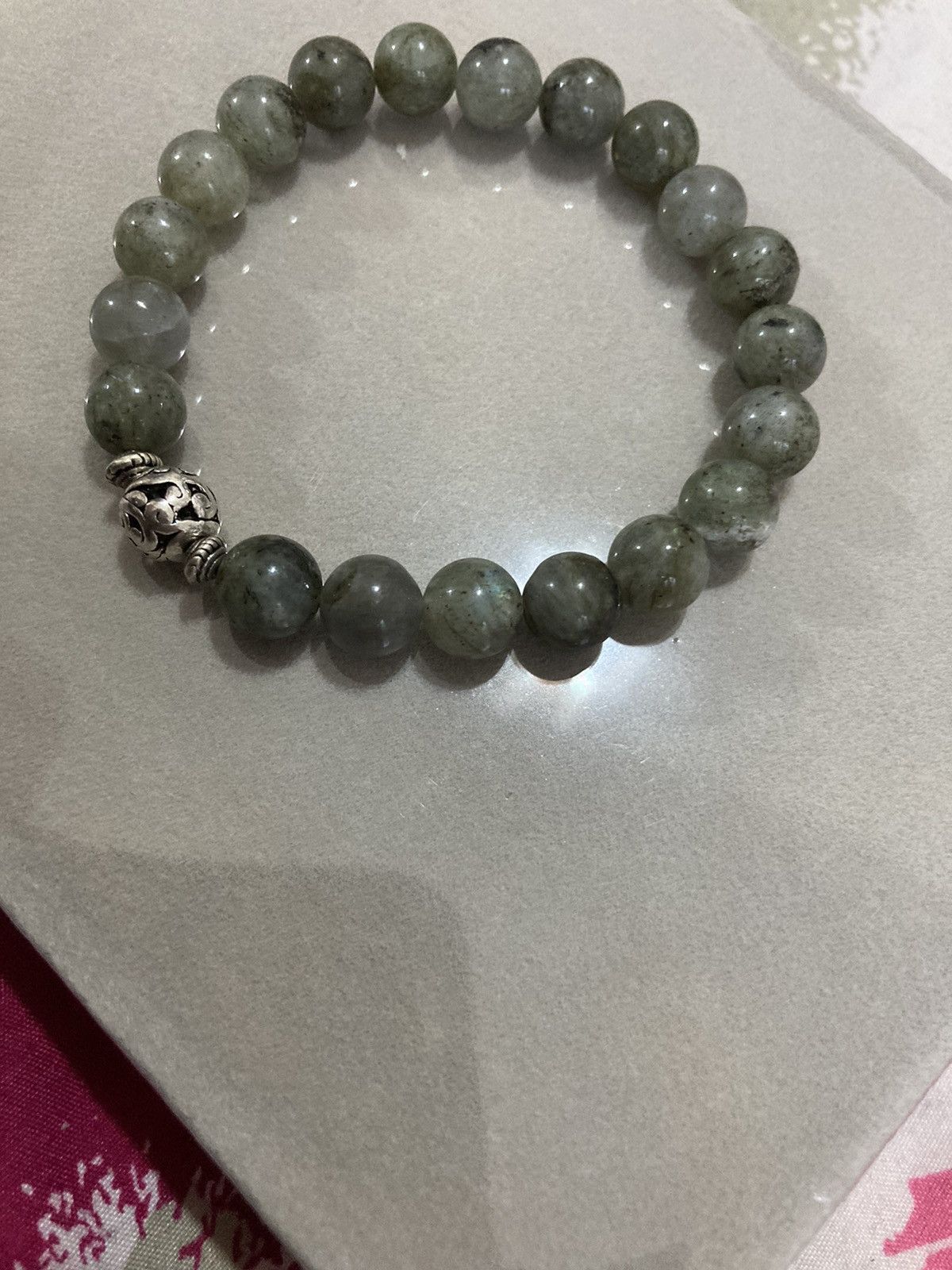 Handmade Labradorite beaded bracelet Size ONE SIZE - 2 Thumbnail