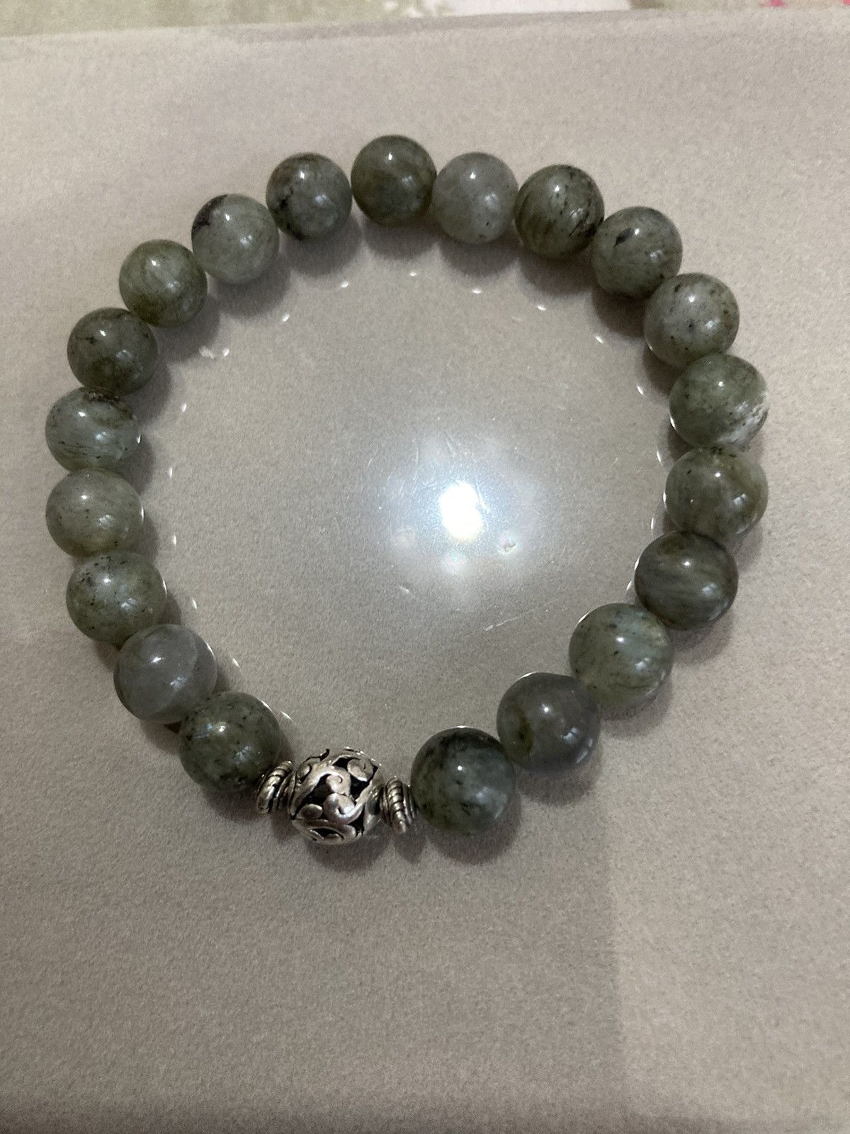 Handmade Labradorite beaded bracelet Size ONE SIZE - 1 Thumbnail