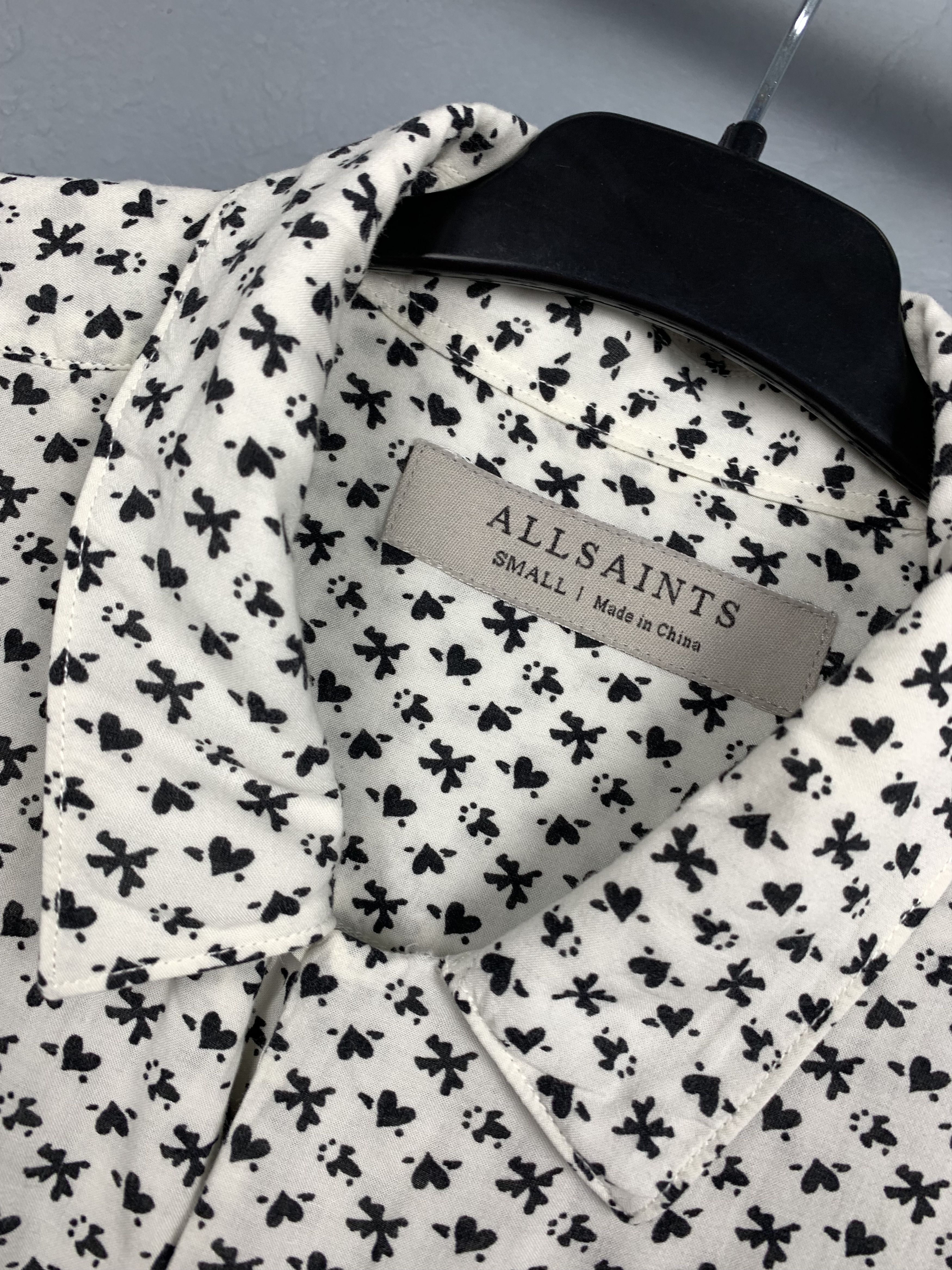 Allsaints Allsaints Mens Hawaiian Shirt Full Printed Size US S / EU 44-46 / 1 - 3 Thumbnail