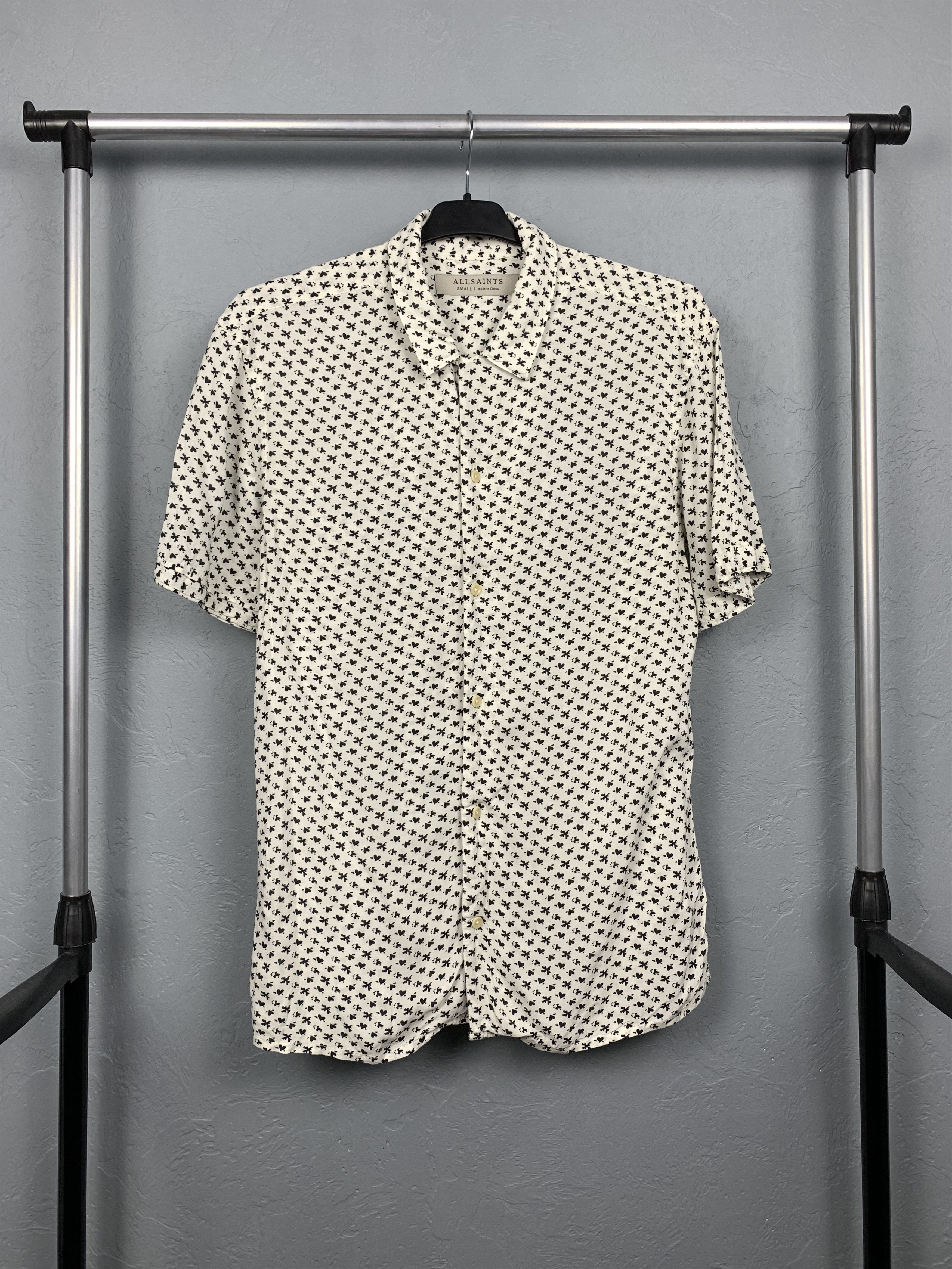 Allsaints Allsaints Mens Hawaiian Shirt Full Printed Size US S / EU 44-46 / 1 - 1 Thumbnail