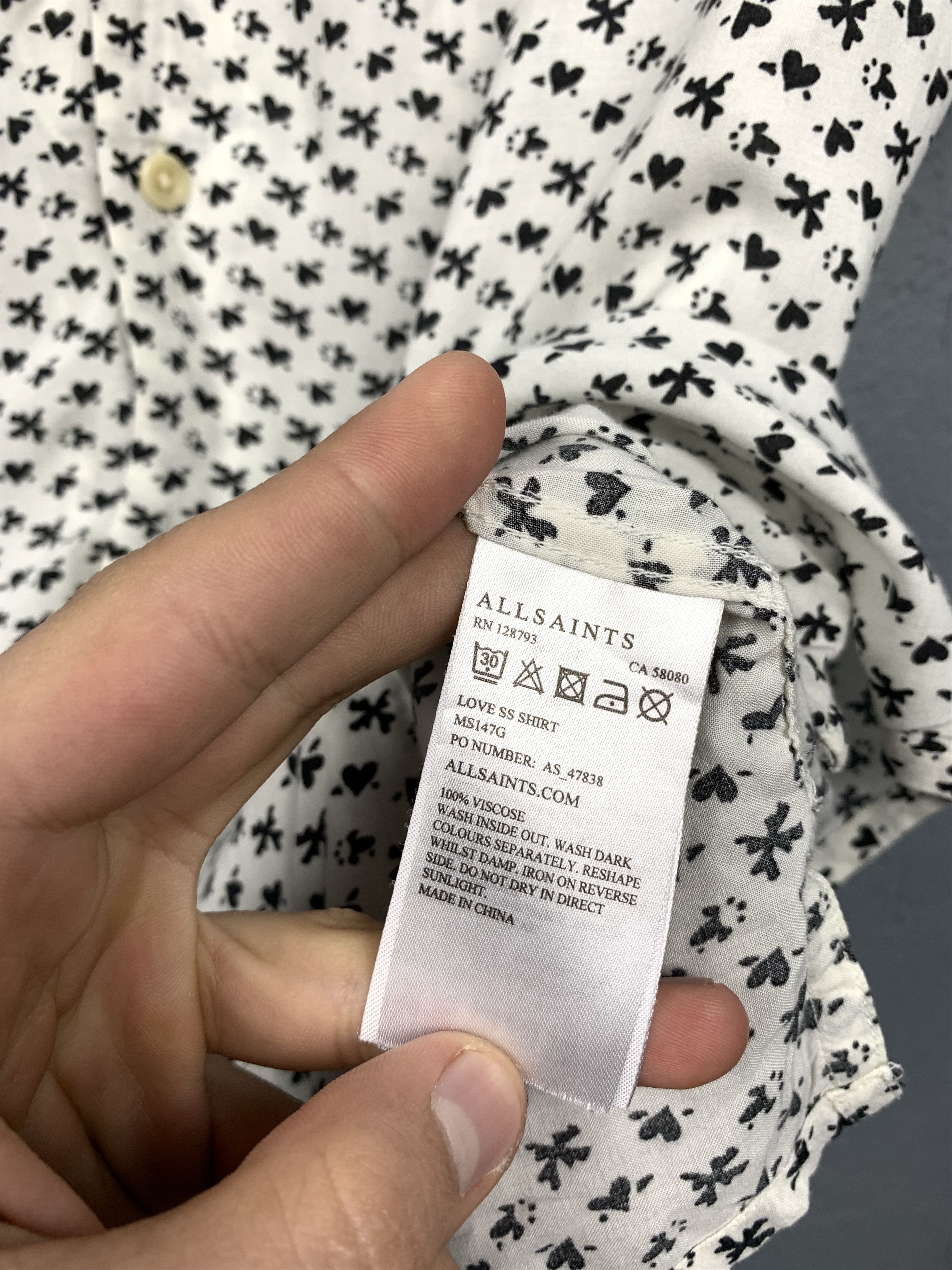 Allsaints Allsaints Mens Hawaiian Shirt Full Printed Size US S / EU 44-46 / 1 - 4 Thumbnail
