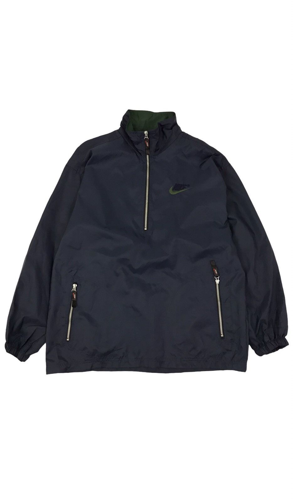 Nike × Vintage Vintage NIKE anorak half zipper windbreaker jacket Size US L / EU 52-54 / 3 - 1 Thumbnail