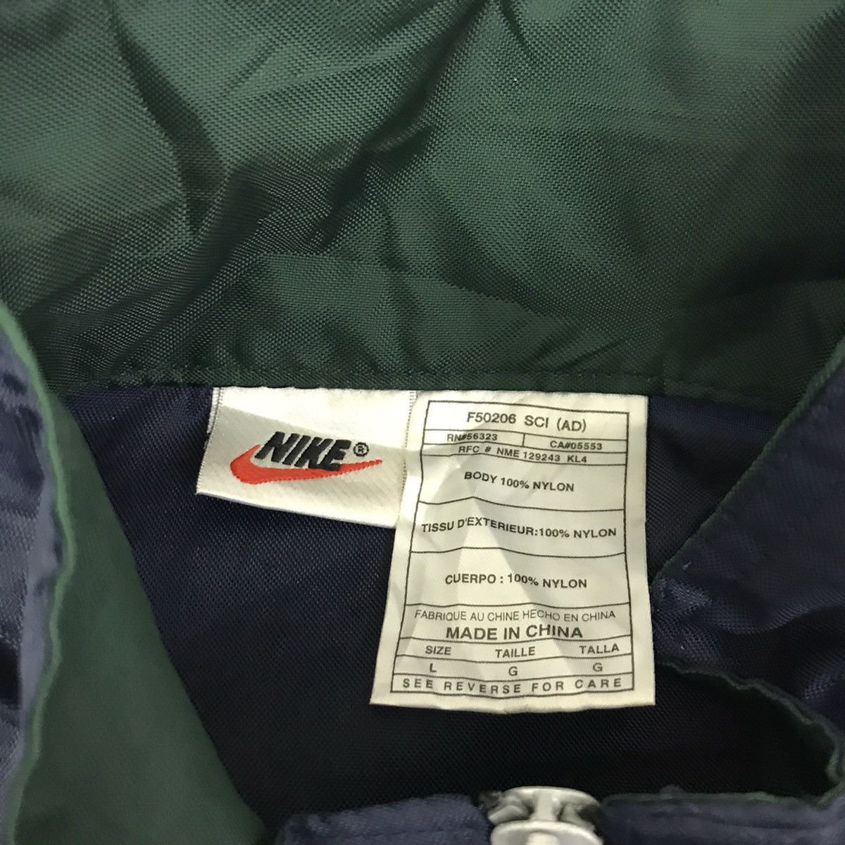 Nike × Vintage Vintage NIKE anorak half zipper windbreaker jacket Size US L / EU 52-54 / 3 - 5 Thumbnail