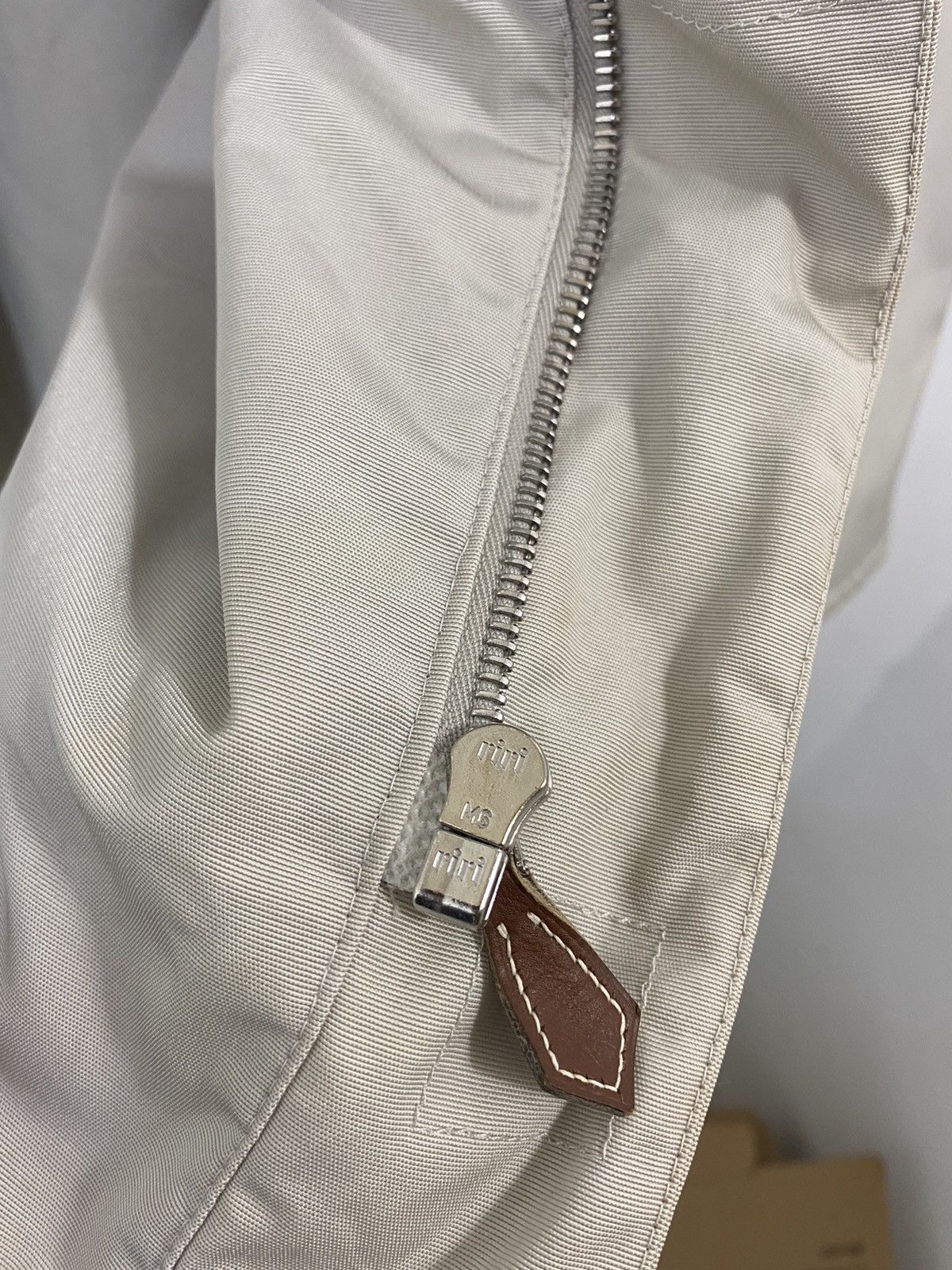 Hermes Made in France Hermes Nylon Jacket Design Riri Zipper Size US L / EU 52-54 / 3 - 9 Thumbnail