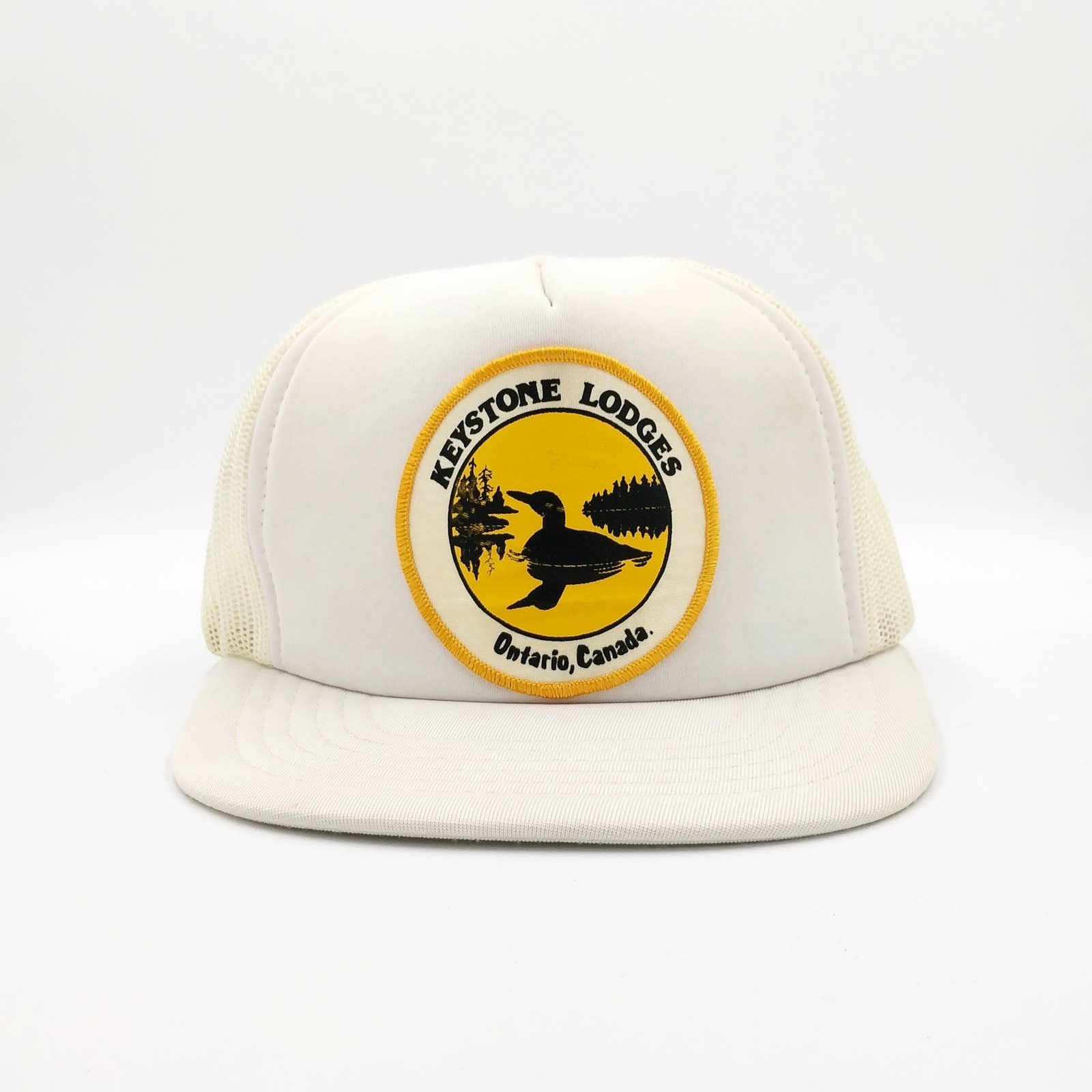 Vintage Vintage Keystone Lodges Patch Snapback Trucker Hat Canada Size ONE SIZE - 2 Thumbnail