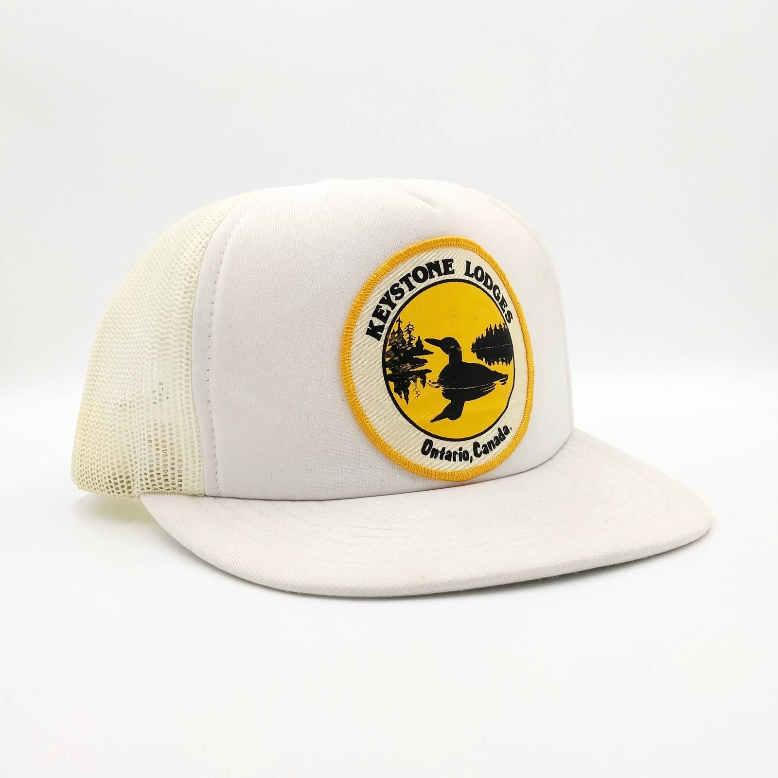 Vintage Vintage Keystone Lodges Patch Snapback Trucker Hat Canada Size ONE SIZE - 1 Thumbnail