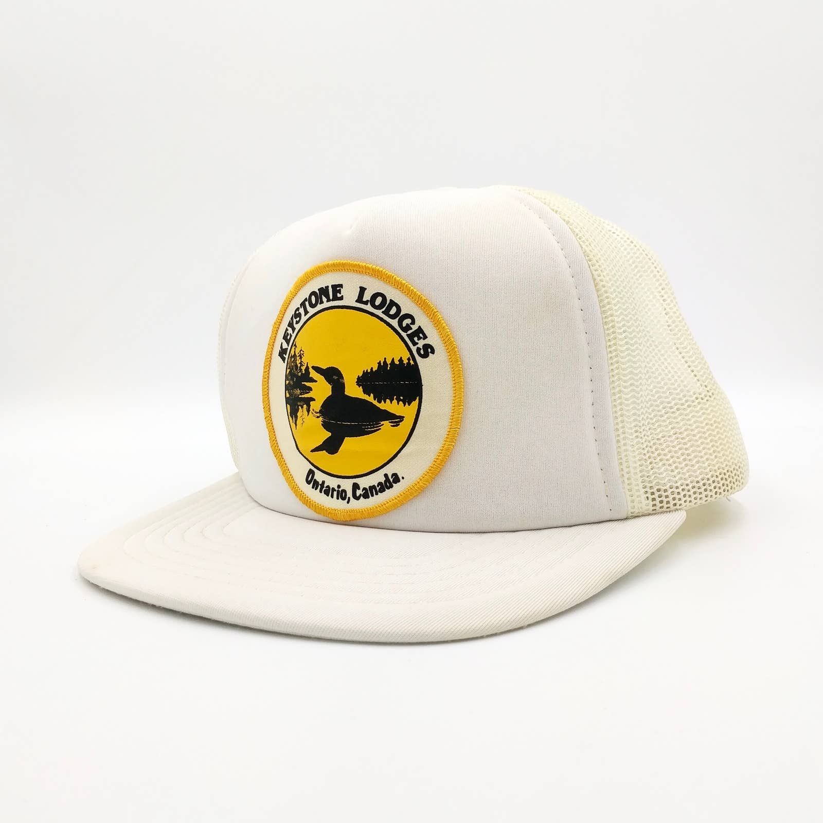Vintage Vintage Keystone Lodges Patch Snapback Trucker Hat Canada Size ONE SIZE - 3 Thumbnail
