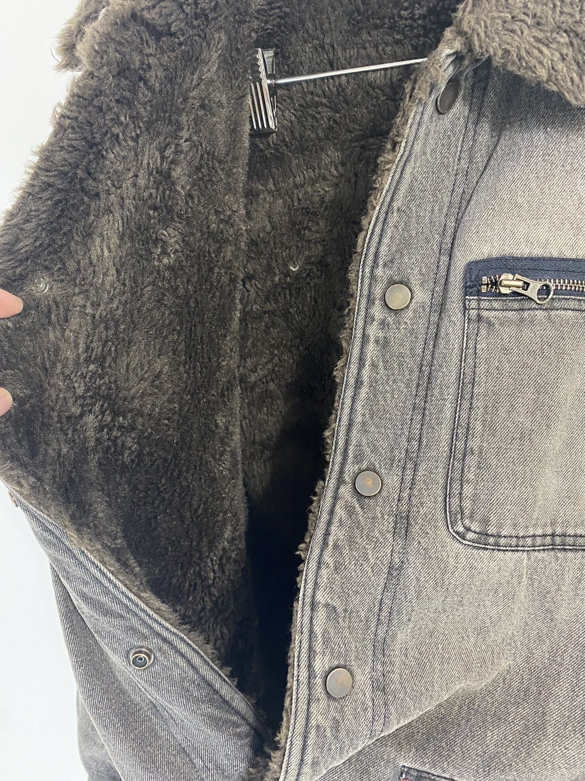 PPFM PPFM Distressed Jacket Denim Jacket Design Size US M / EU 48-50 / 2 - 7 Thumbnail