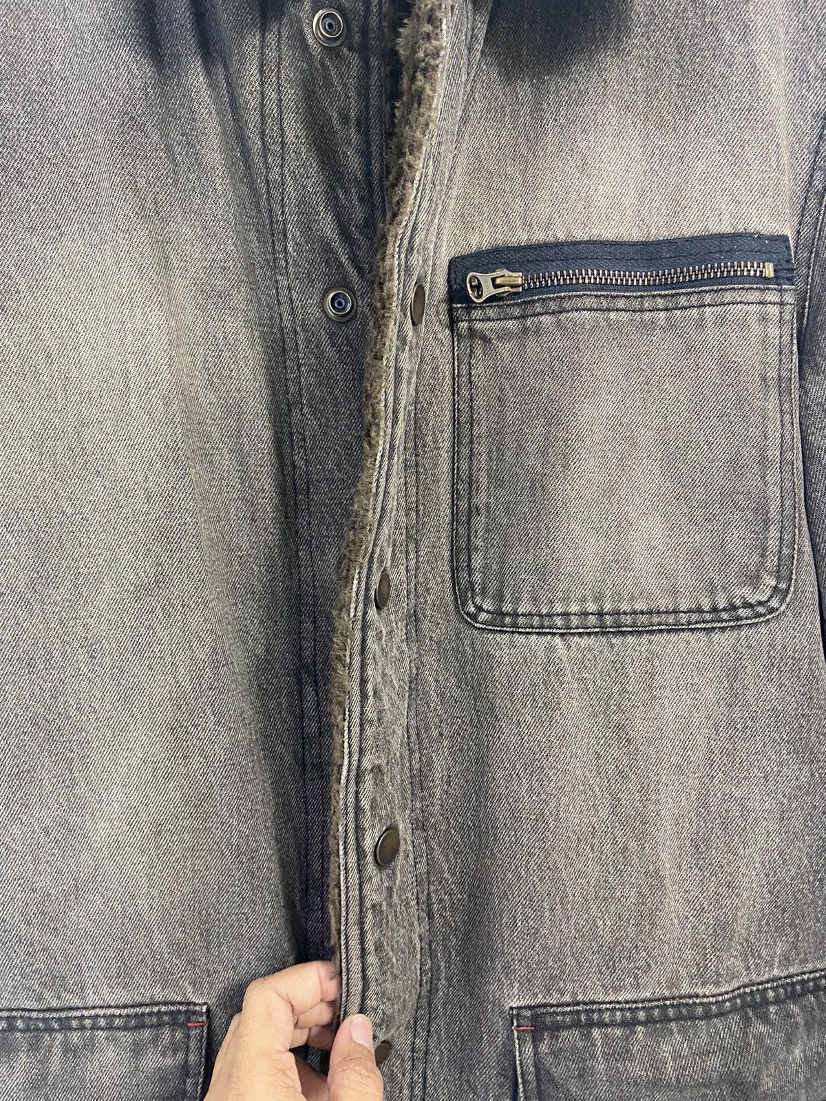 PPFM PPFM Distressed Jacket Denim Jacket Design Size US M / EU 48-50 / 2 - 4 Thumbnail