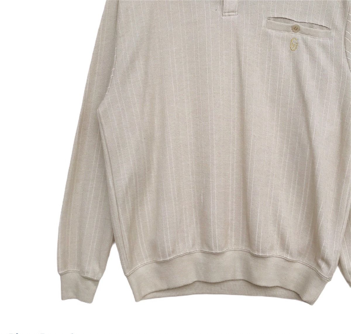 Gianni Valentino single pocket embroidered logo sweatshirt