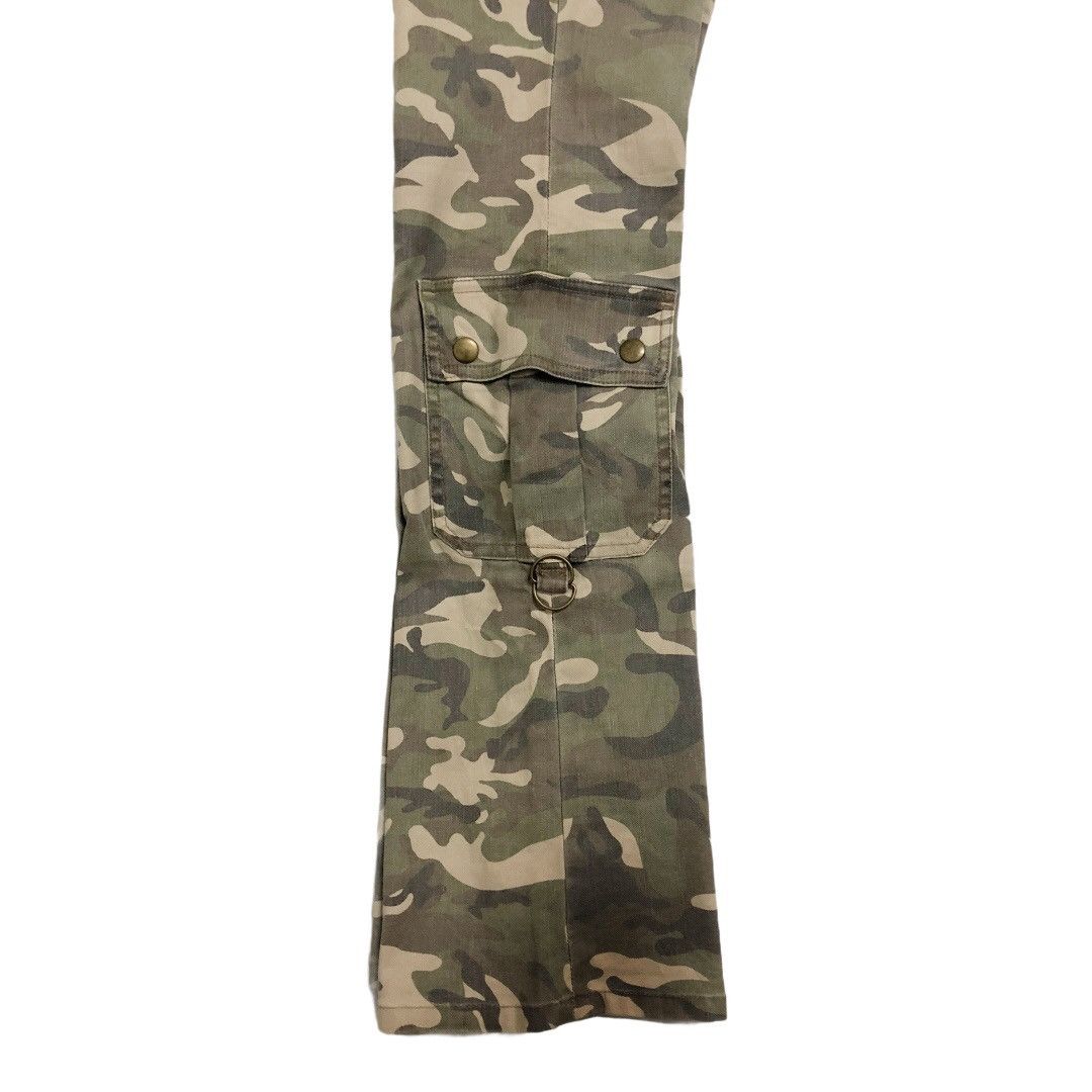 If Six Was Nine 💥Tribe culture💥 LUCCICA camo cargo flared pants Size US 31 - 12 Thumbnail