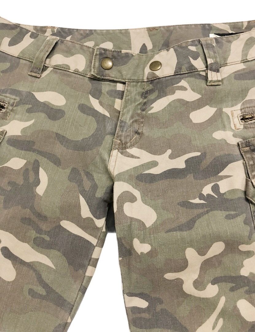 If Six Was Nine 💥Tribe culture💥 LUCCICA camo cargo flared pants Size US 31 - 5 Thumbnail