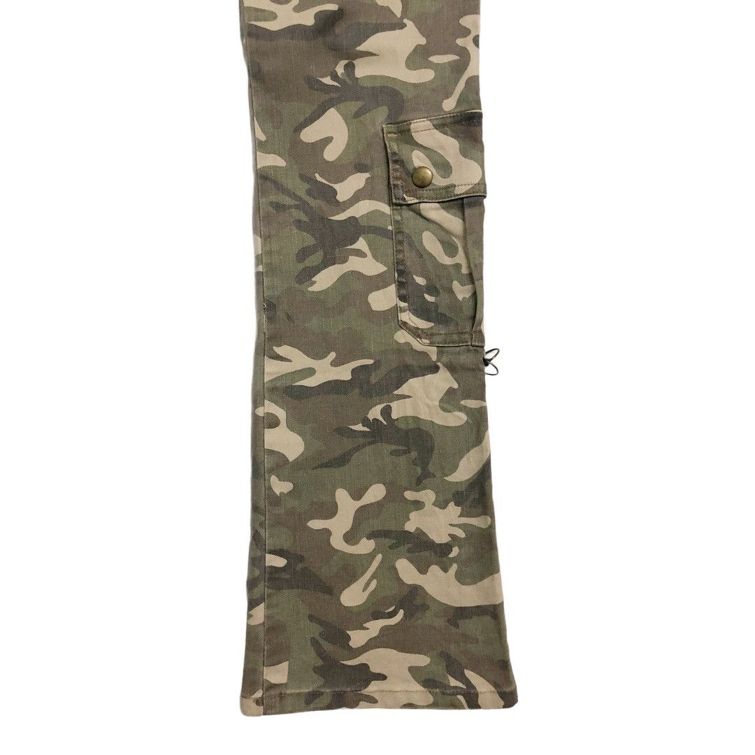 If Six Was Nine 💥Tribe culture💥 LUCCICA camo cargo flared pants Size US 31 - 4 Thumbnail