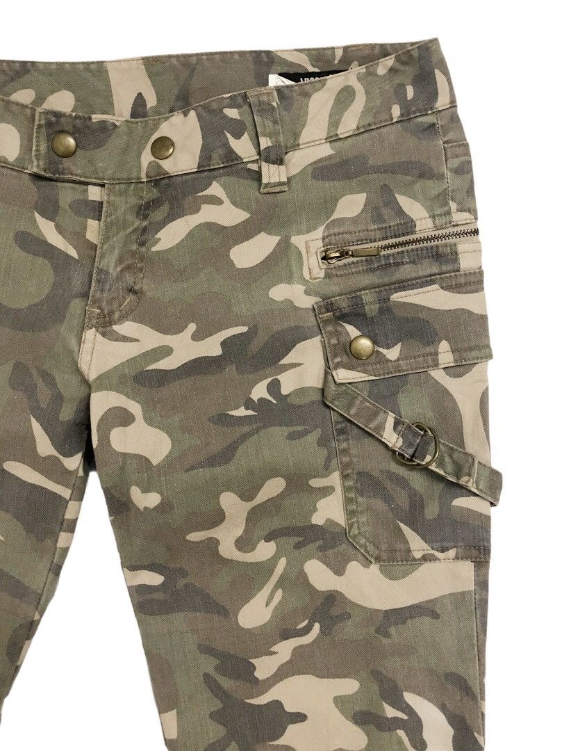 If Six Was Nine 💥Tribe culture💥 LUCCICA camo cargo flared pants Size US 31 - 3 Thumbnail