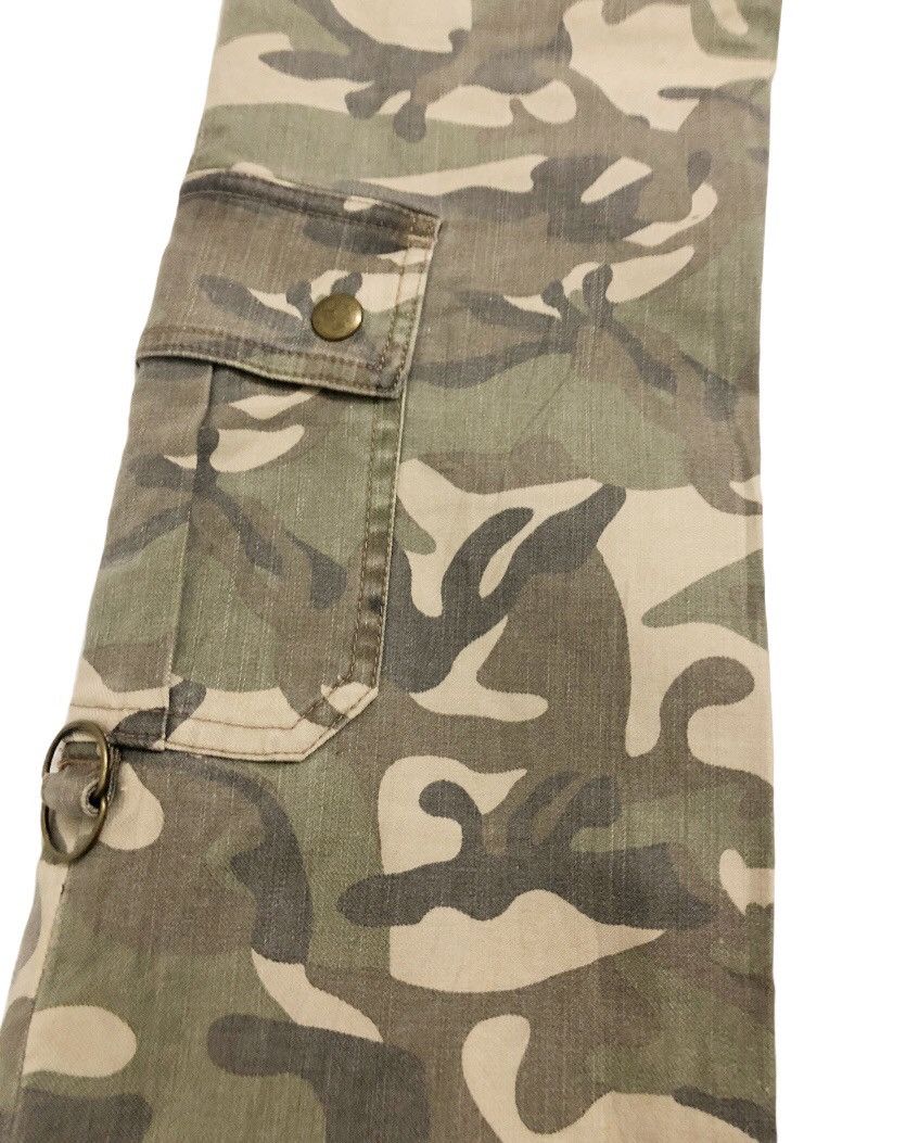 If Six Was Nine 💥Tribe culture💥 LUCCICA camo cargo flared pants Size US 31 - 10 Thumbnail